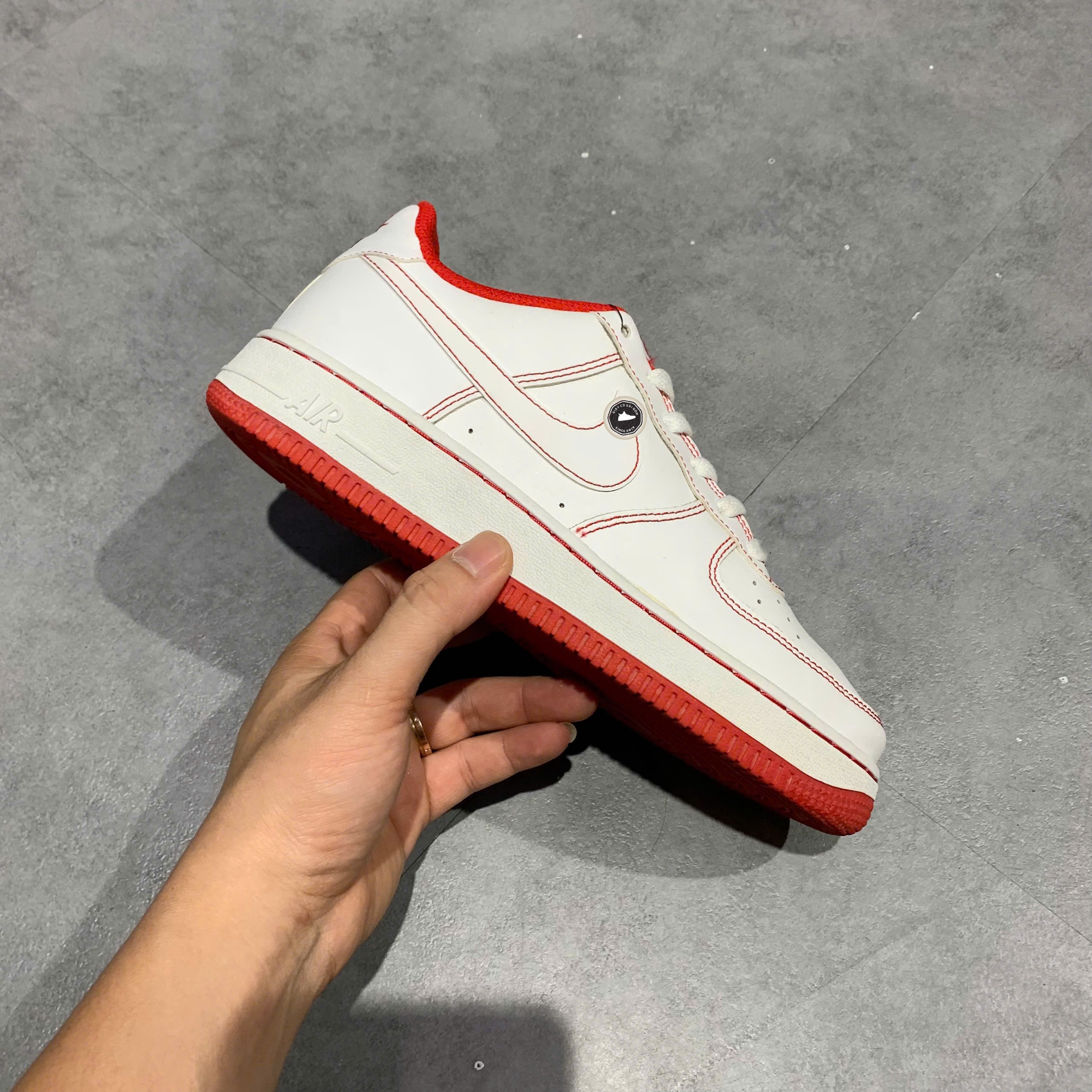 Nike Air Force 1 Low GS 'University Red' - CW1575 100 - Size 37.5 - GIÀY 2HAND CHÍNH HÃNG PVN23006