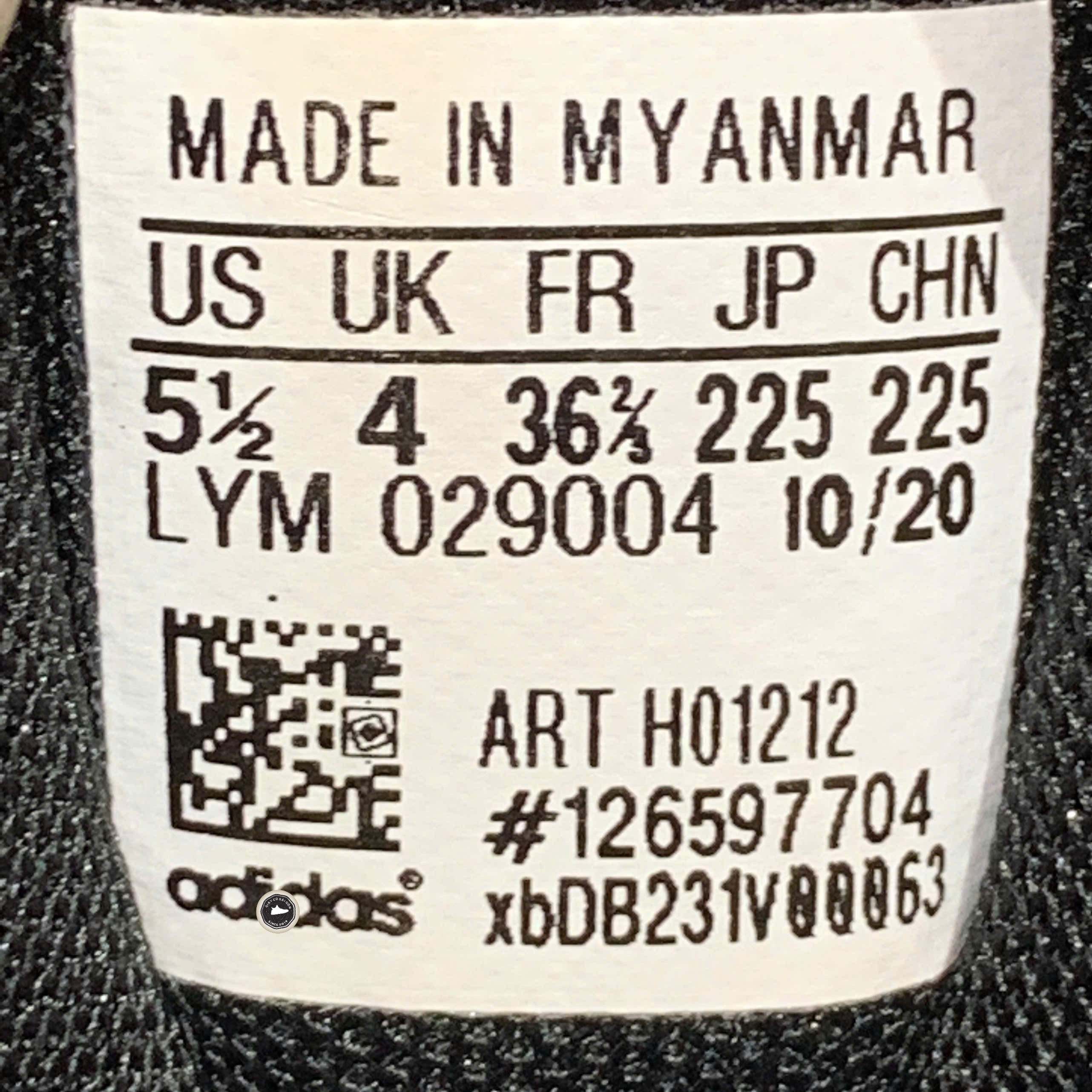 Adidas Hoops 2.0 White Yellow Black - H01212 - Size 36 2/3 - GIÀY 2HAND CHÍNH HÃNG PVN22926