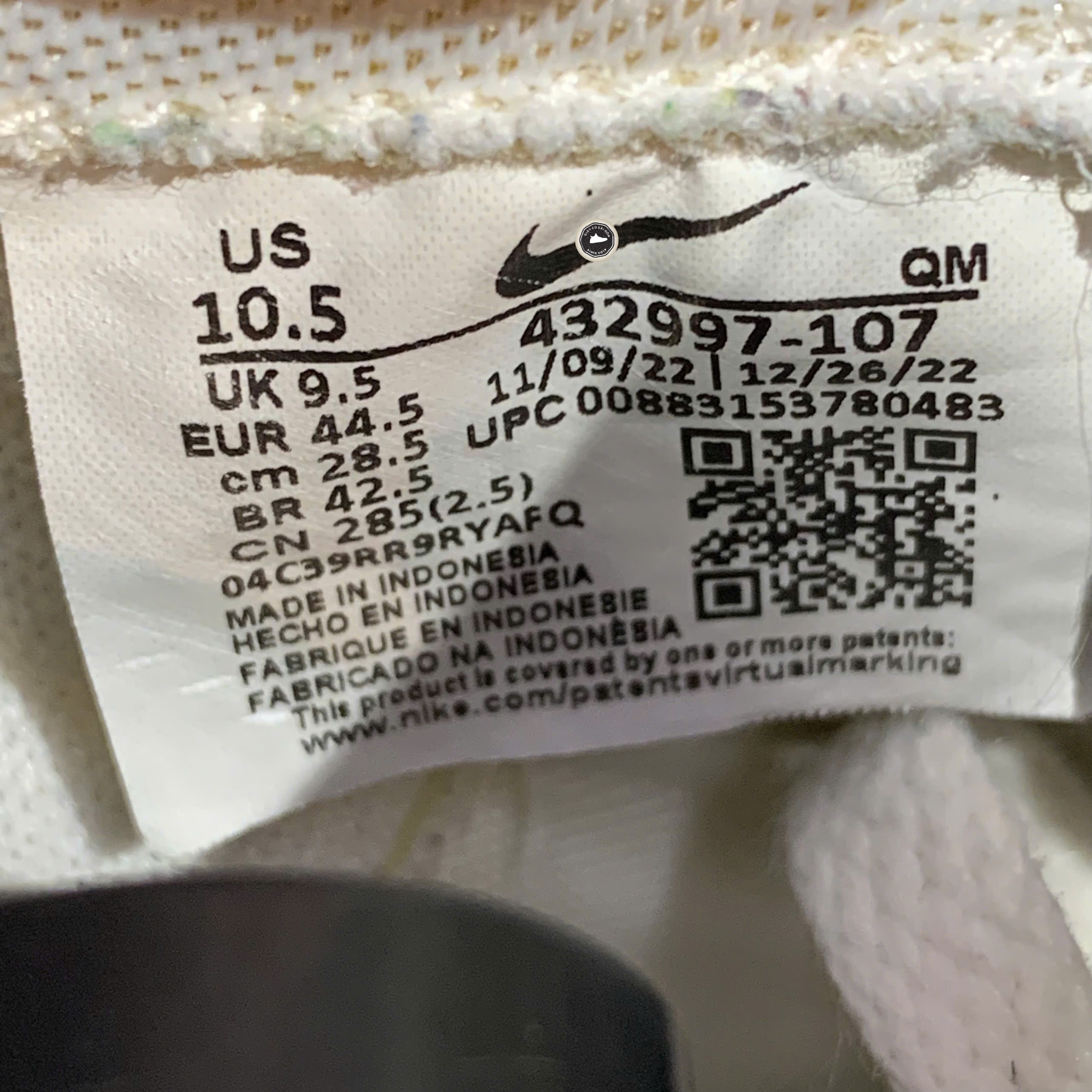 Nike Killshot 2 Leather - 432997 107 - Size 44.5 - GIÀY 2HAND CHÍNH HÃNG PVN23632