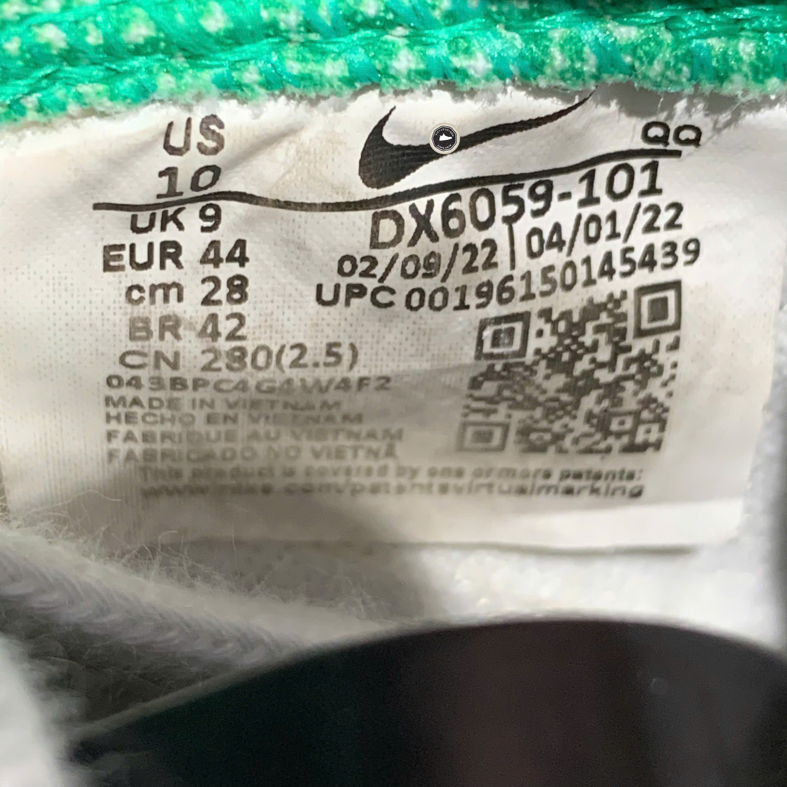 Nike Blazer Low '77 Jumbo Mighty Swooshers - DX6059 101 - Size 44 - GIÀY 2HAND CHÍNH HÃNG PVN23545