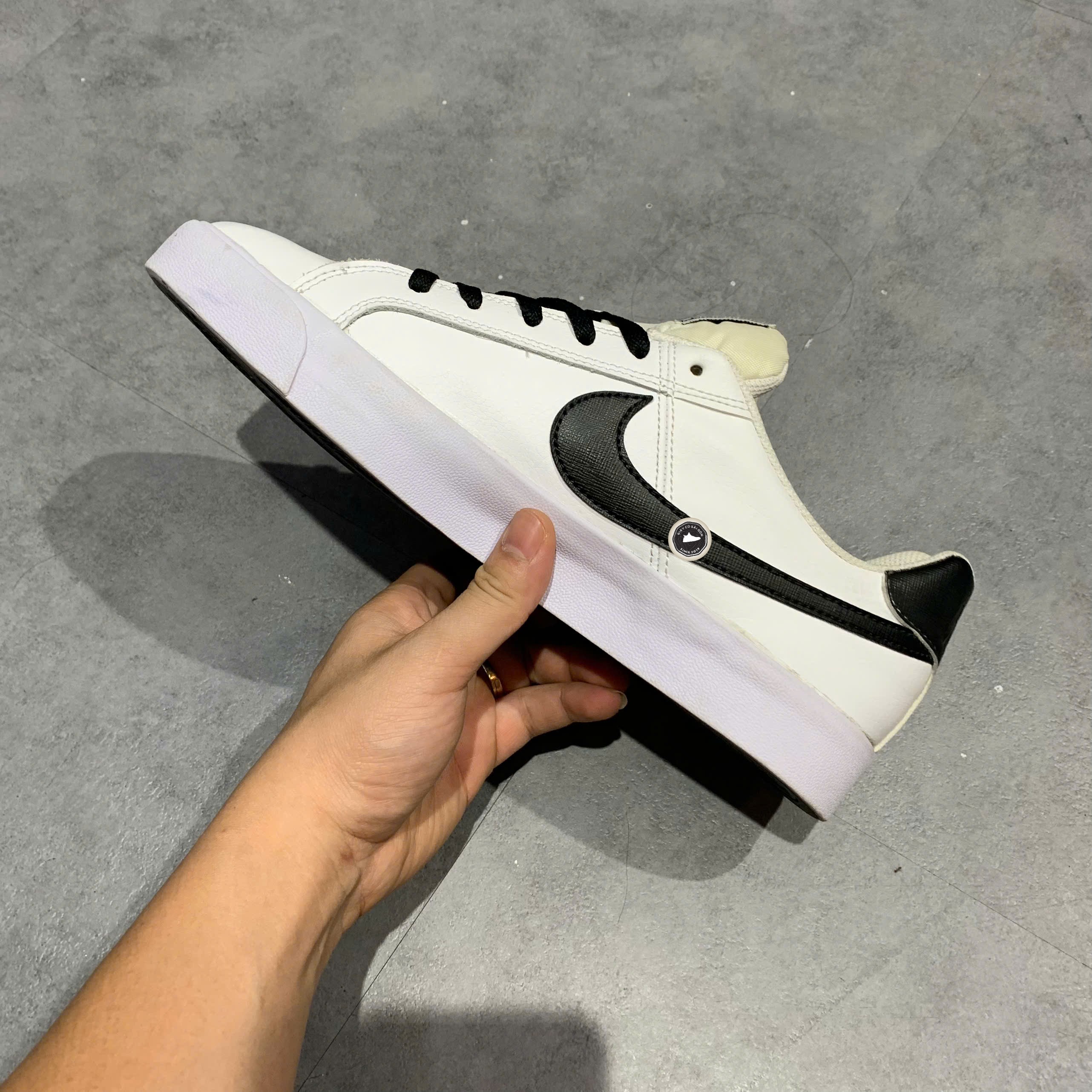 Nike Court Royale AC 'White Black' - BQ4222 103 - Size 43 - GIÀY 2HAND CHÍNH HÃNG PVN23599