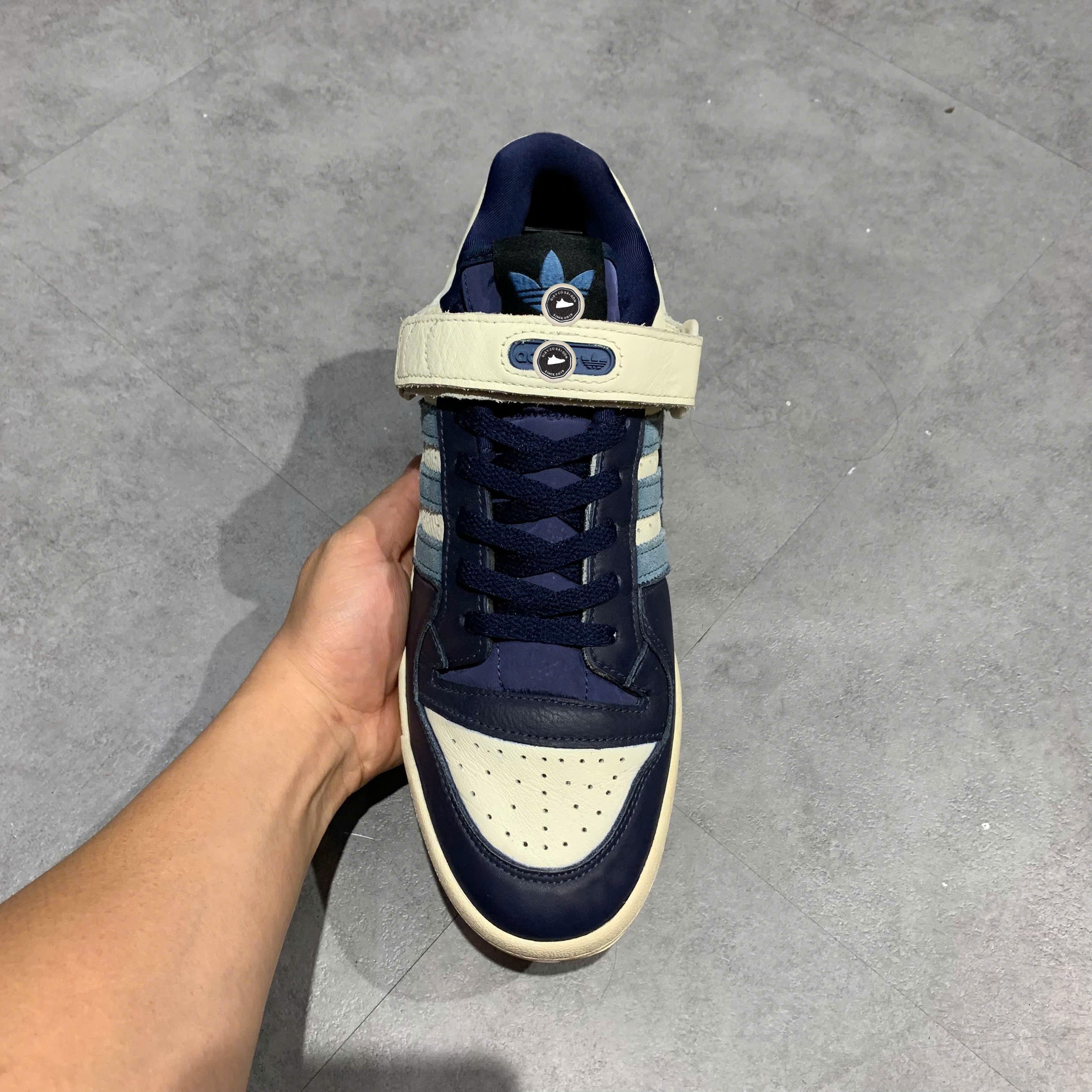 Adidas Forum 84 Low White Dark Blue - GX2162 - Size 44 - GIÀY 2HAND CHÍNH HÃNG PVN23520