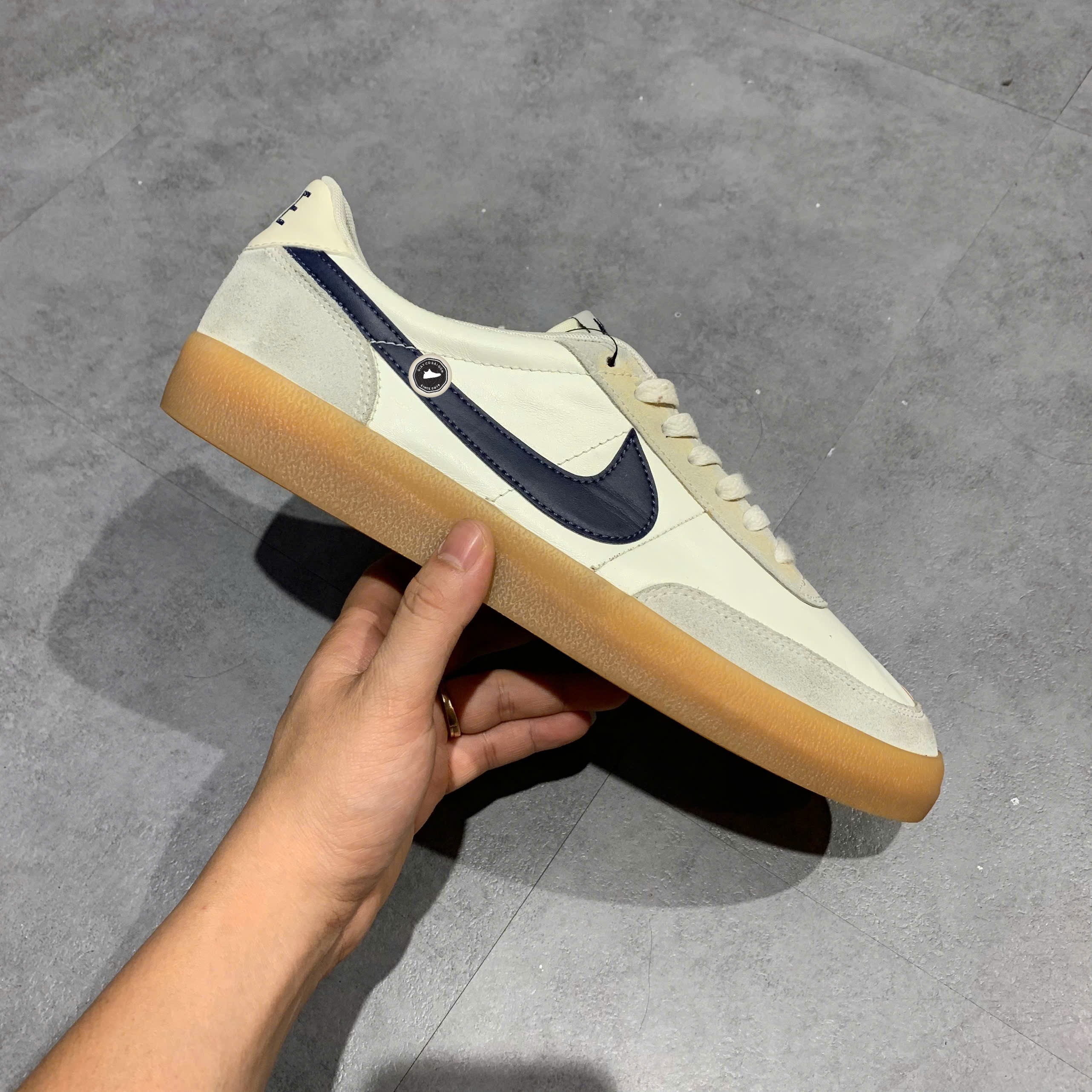 Nike Killshot 2 Leather Sail Midnight Navy - 432997 107 - Size 44.5 - GIÀY 2HAND CHÍNH HÃNG PVN23419