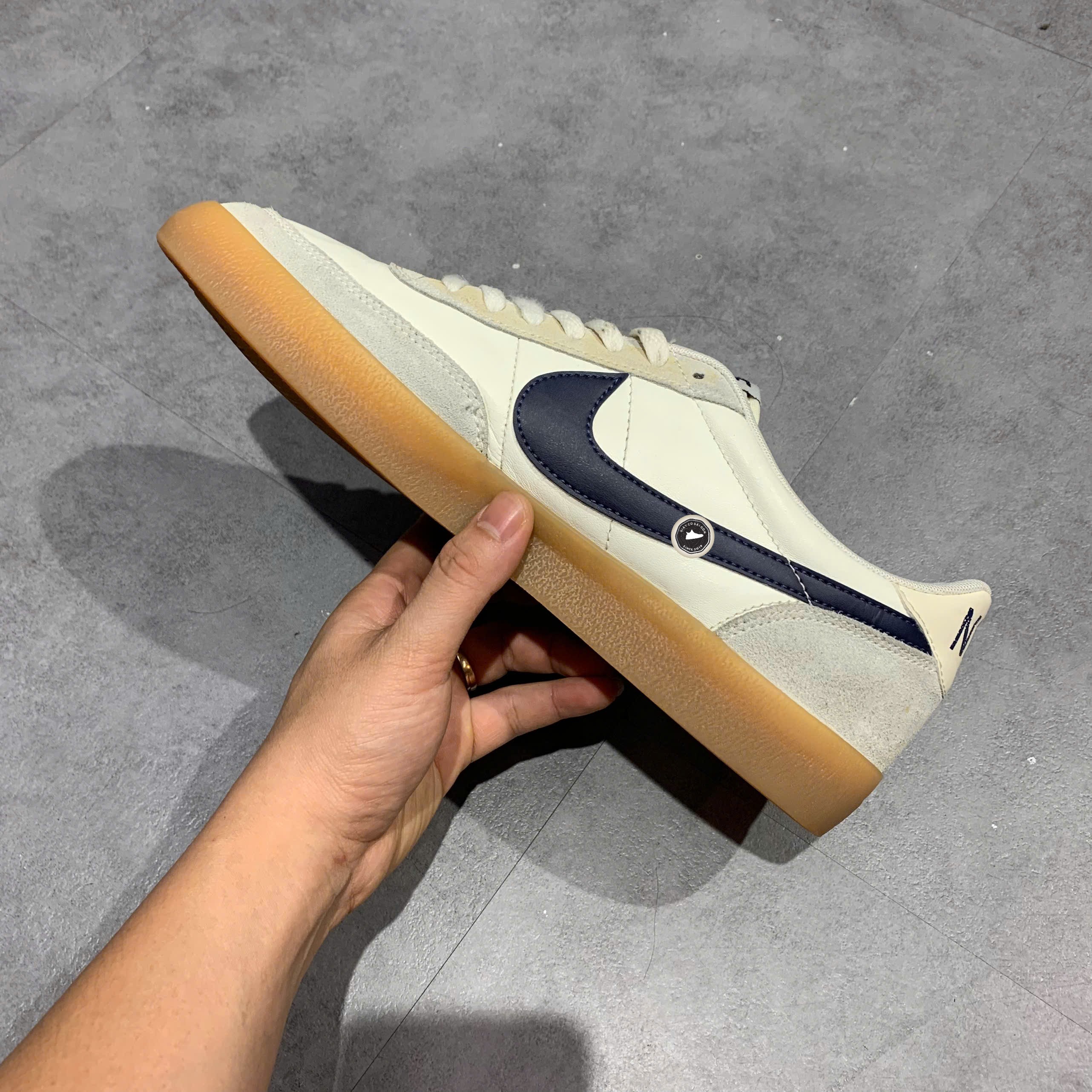 Nike Killshot 2 Leather Sail Midnight Navy - 432997 107 - Size 44.5 - GIÀY 2HAND CHÍNH HÃNG PVN23419