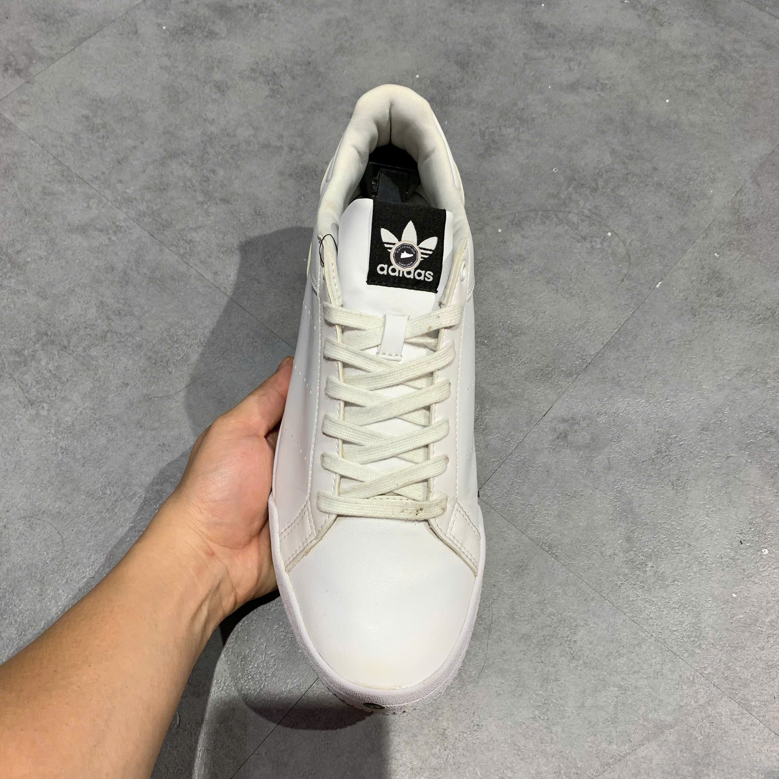 Adidas Court Tourino White - H02177 - Size 45 1/3 - GIÀY 2HAND CHÍNH HÃNG PVN23648