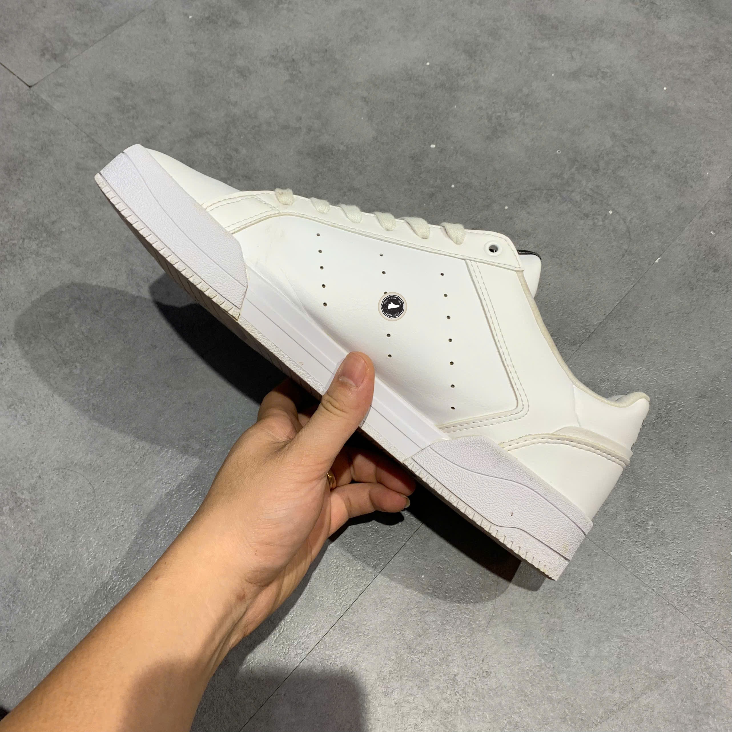 Adidas Court Tourino White - H02177 - Size 45 1/3 - GIÀY 2HAND CHÍNH HÃNG PVN23648