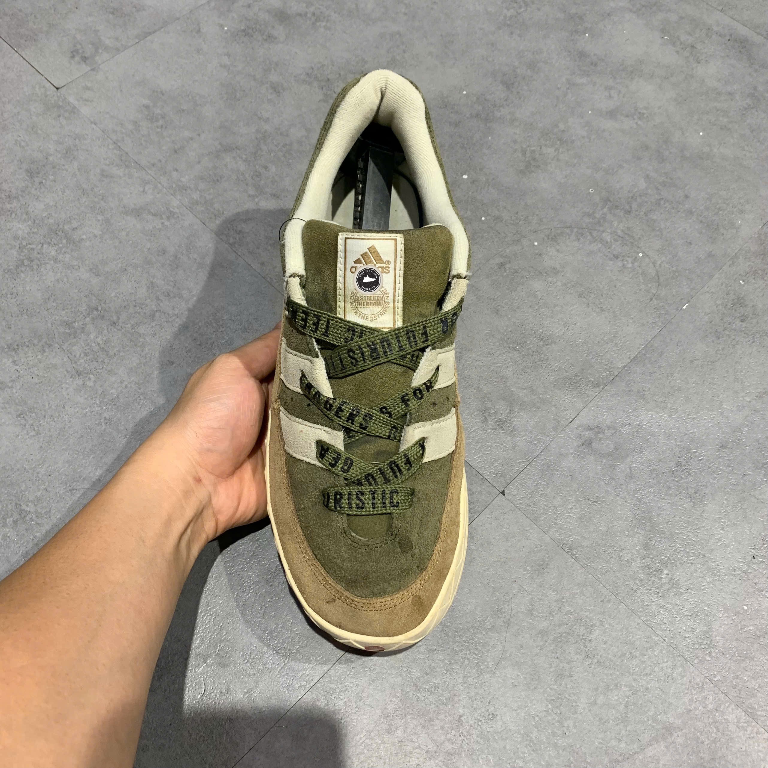 Adidas Adimatic Human Made Dust Green - HP9914 - Size 44 - GIÀY 2HAND CHÍNH HÃNG PVN23602