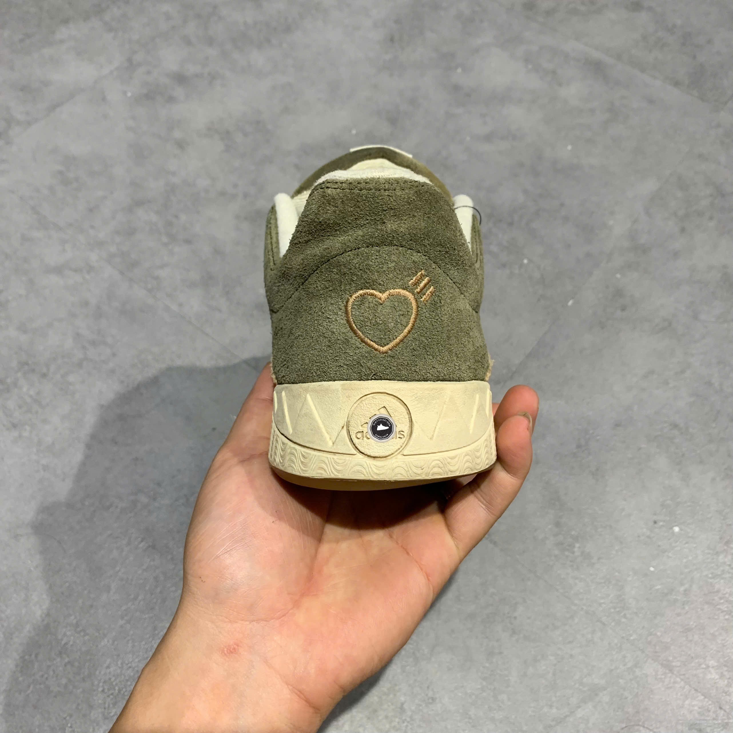 Adidas Adimatic Human Made Dust Green - HP9914 - Size 44 - GIÀY 2HAND CHÍNH HÃNG PVN23602