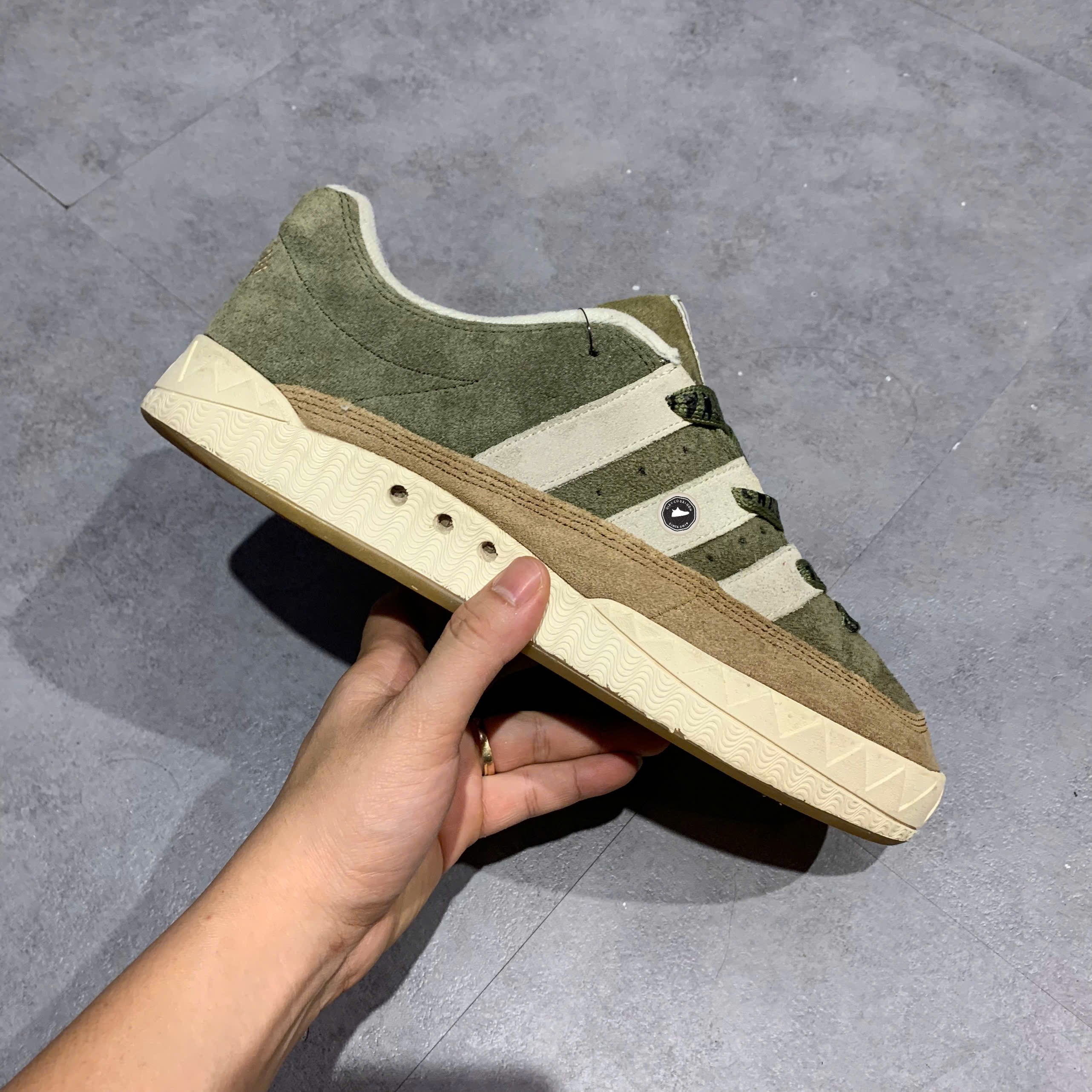 Adidas Adimatic Human Made Dust Green - HP9914 - Size 44 - GIÀY 2HAND CHÍNH HÃNG PVN23602