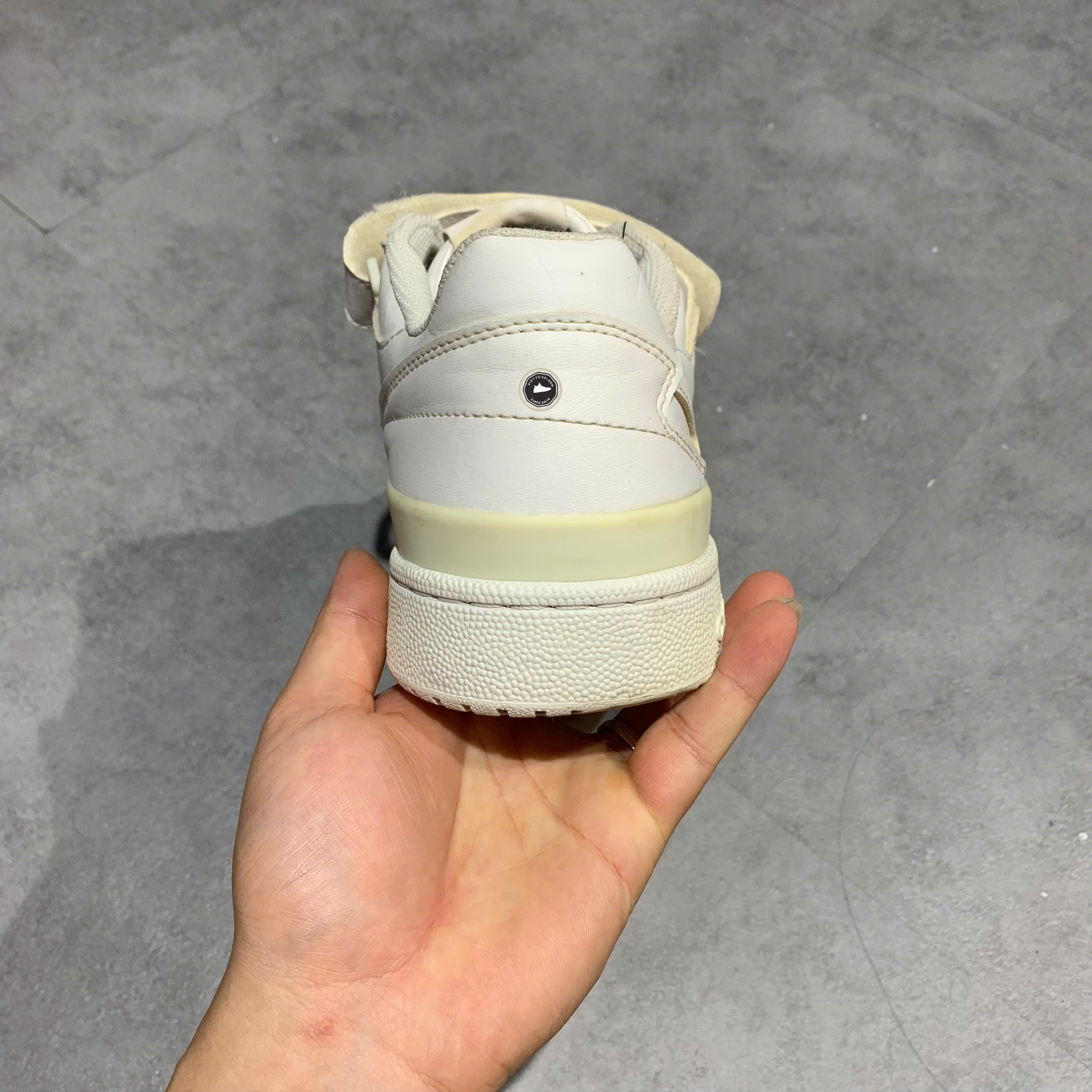 Adidas Forum Low White Grey - CG7134 - Size 45 1/3 - GIÀY 2HAND CHÍNH HÃNG PVN23544