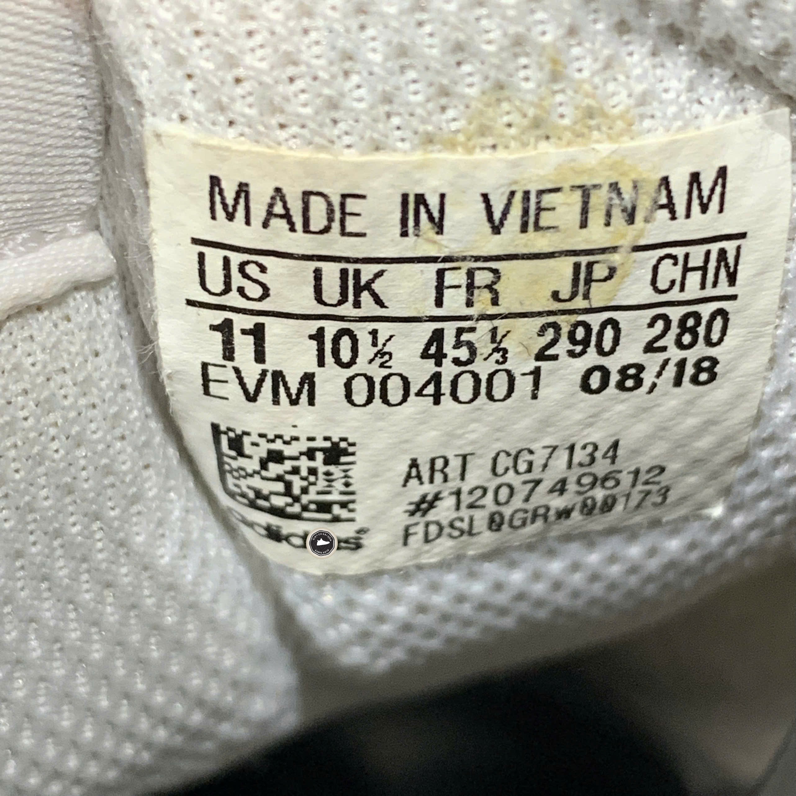 Adidas Forum Low White Grey - CG7134 - Size 45 1/3 - GIÀY 2HAND CHÍNH HÃNG PVN23544