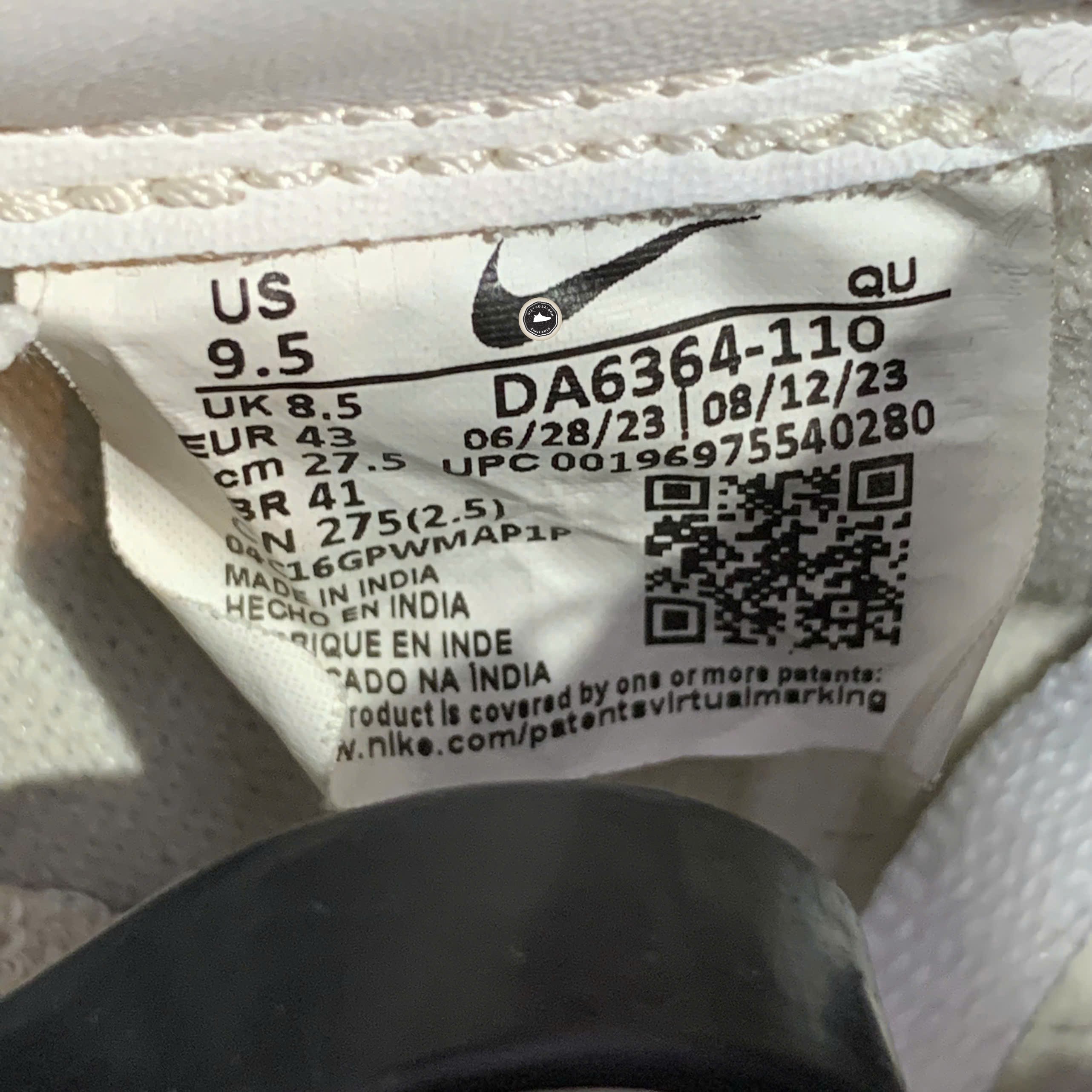 Nike Blazer Low '77 Vintage - DA6364 110 - Size 43 - GIÀY 2HAND CHÍNH HÃNG PVN23185