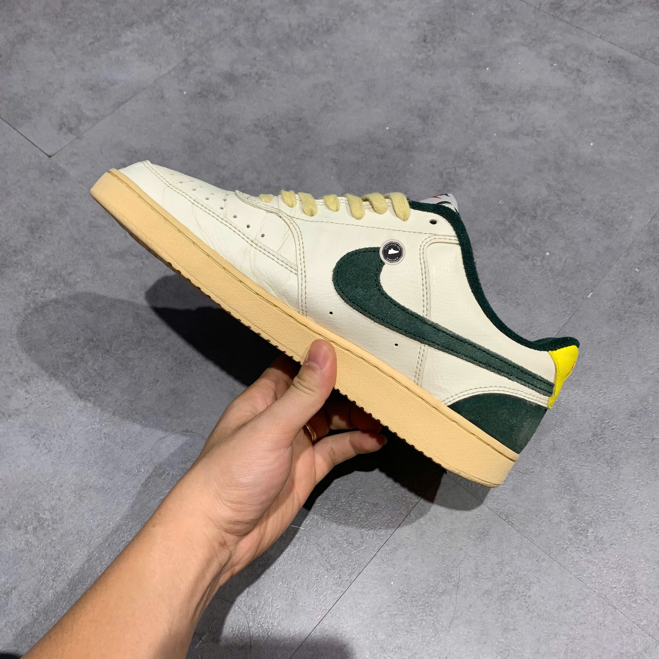 Nike Court Vision Low Sail Pro Green - FD0320 133 - Size 43 - GIÀY 2HAND CHÍNH HÃNG PVN23448