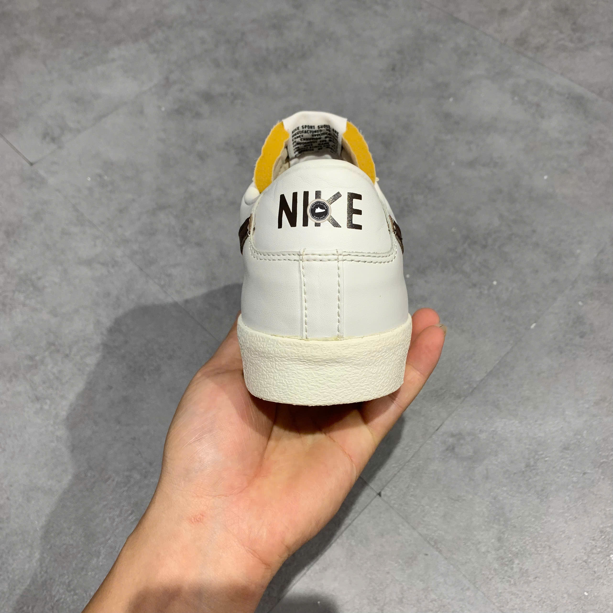 Nike Blazer Low '77 Vintage White Chocolate - DA6364 100 - Size 45 - GIÀY 2HAND CHÍNH HÃNG PVN23601