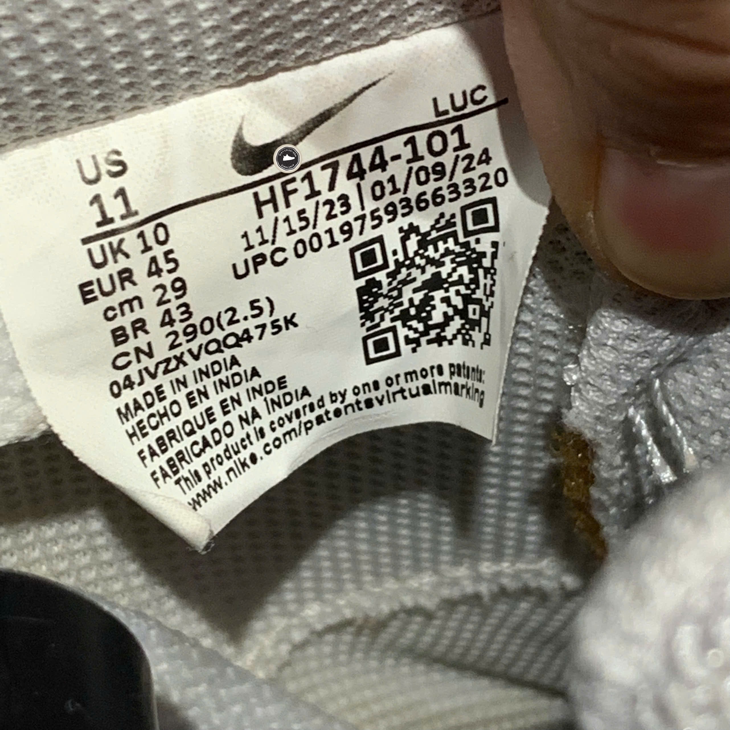 Nike Court Vision Low Next Nature - HF1744 101 - Size 45 - GIÀY 2HAND CHÍNH HÃNG PVN23605