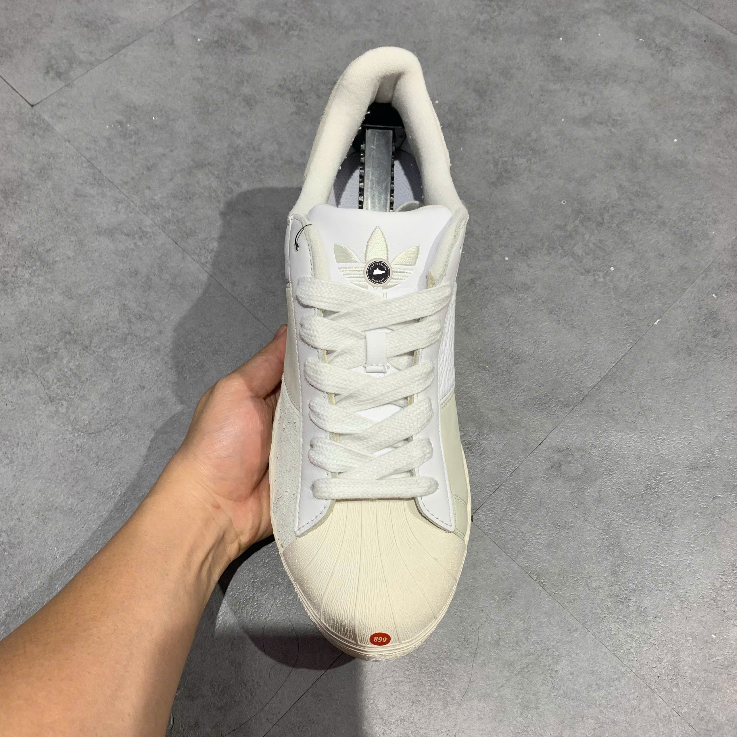 Adidas Superstar 82 Panel 'Cloud White' - GY8561 - Size 47 1/3 - GIÀY 2HAND CHÍNH HÃNG PVN23620