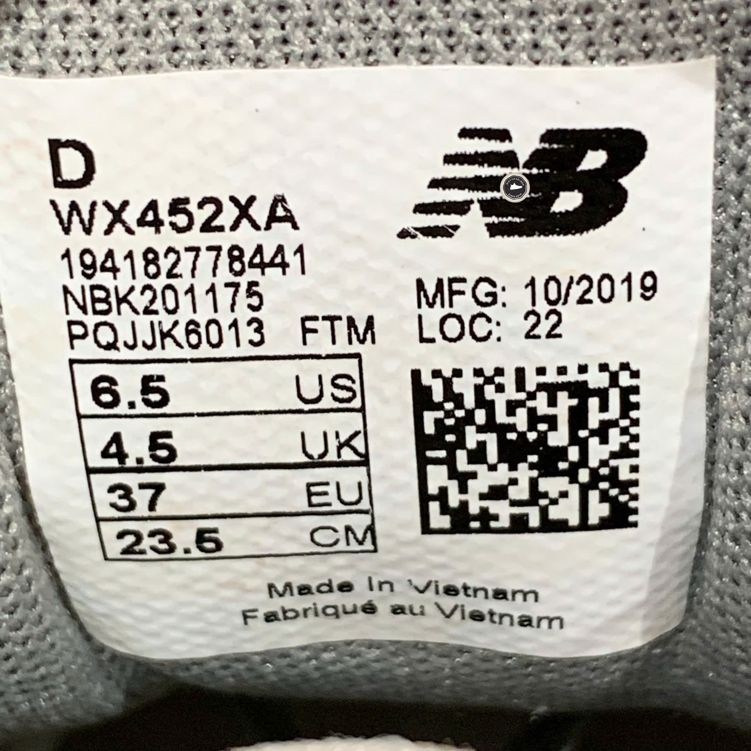 New Balance 452 Light Bone Beige - WX452XA - Size 37 - GIÀY 2HAND CHÍNH HÃNG PVN23709