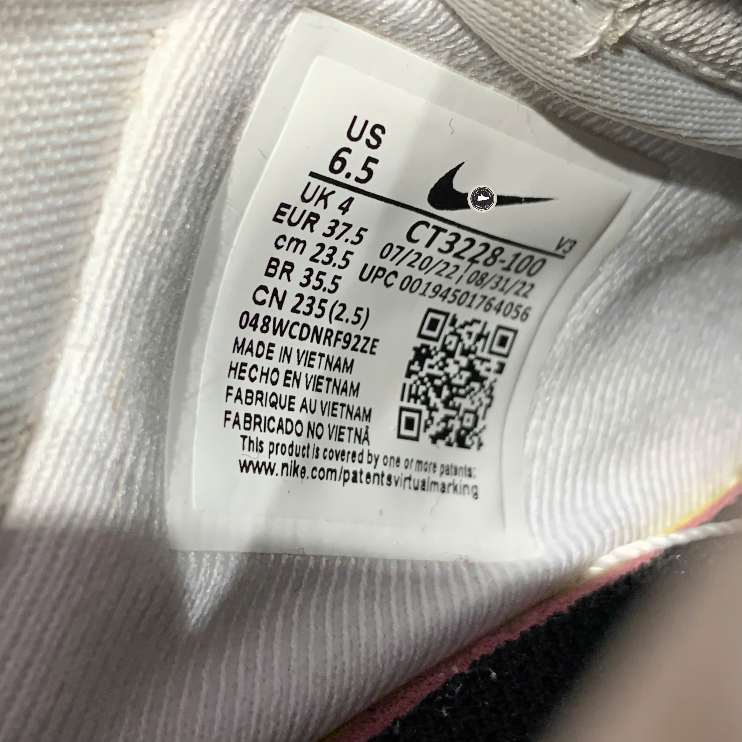 Nike Air Force 1 '07 LX 'Have A Nike Day' - CT3228-100 - Size 37.5 - GIÀY 2HAND CHÍNH HÃNG PVN23692