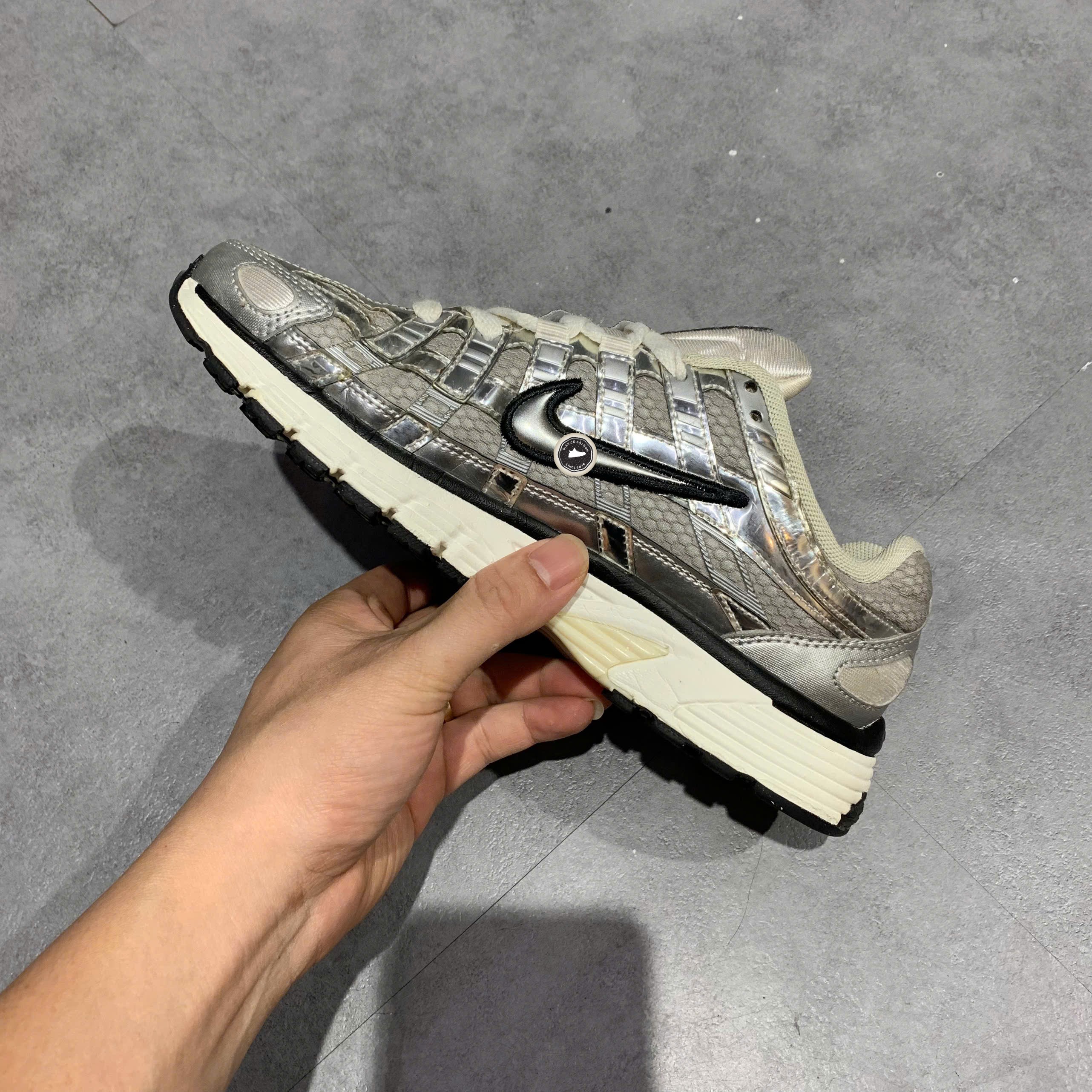 Nike P-6000 Metallic Silver - CN0149 001 - Size 37.5 - GIÀY 2HAND CHÍNH HÃNG PVN23986