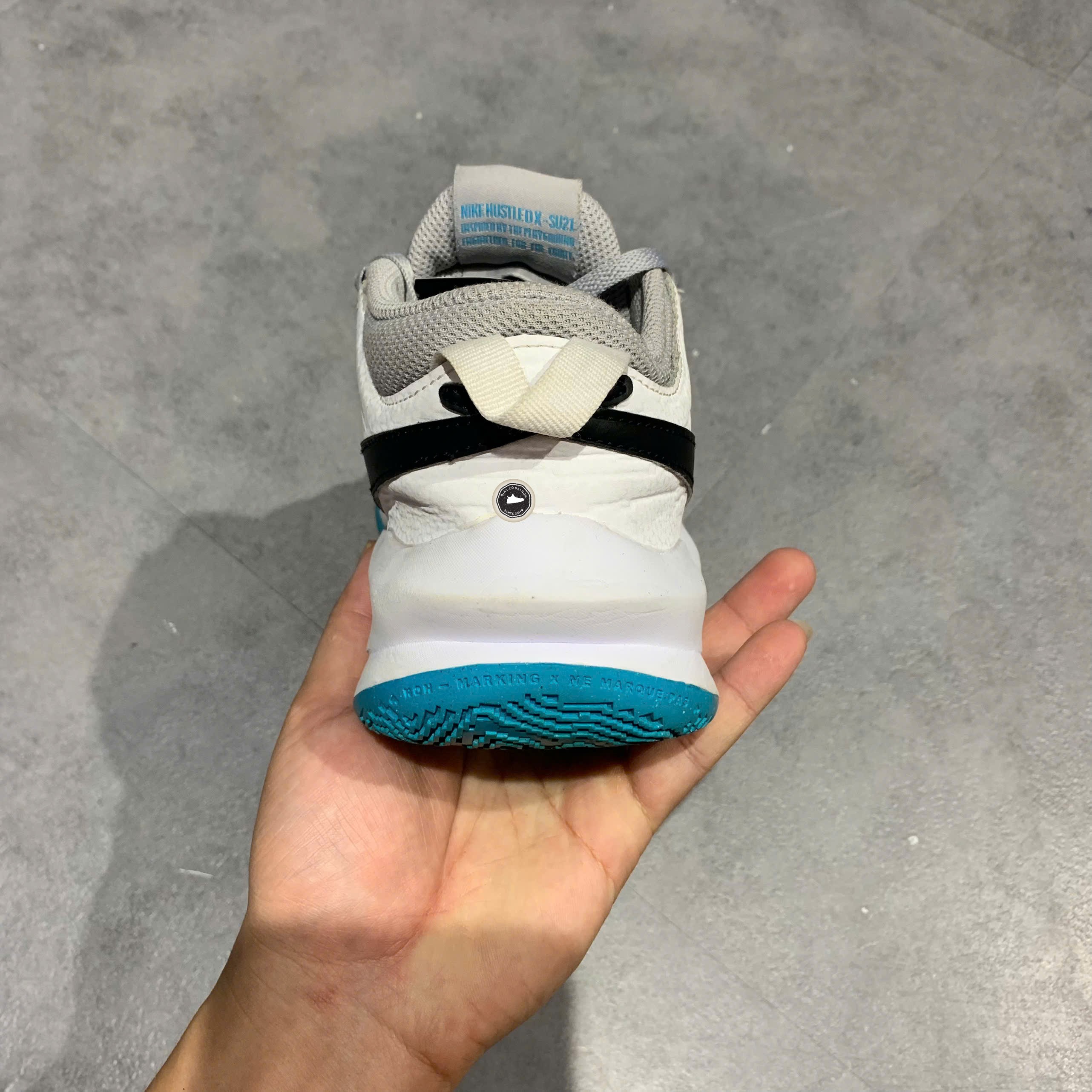 Nike Team Hustle D 10 GS - CW6735 104 - Size 38 - GIÀY 2HAND CHÍNH HÃNG 24001