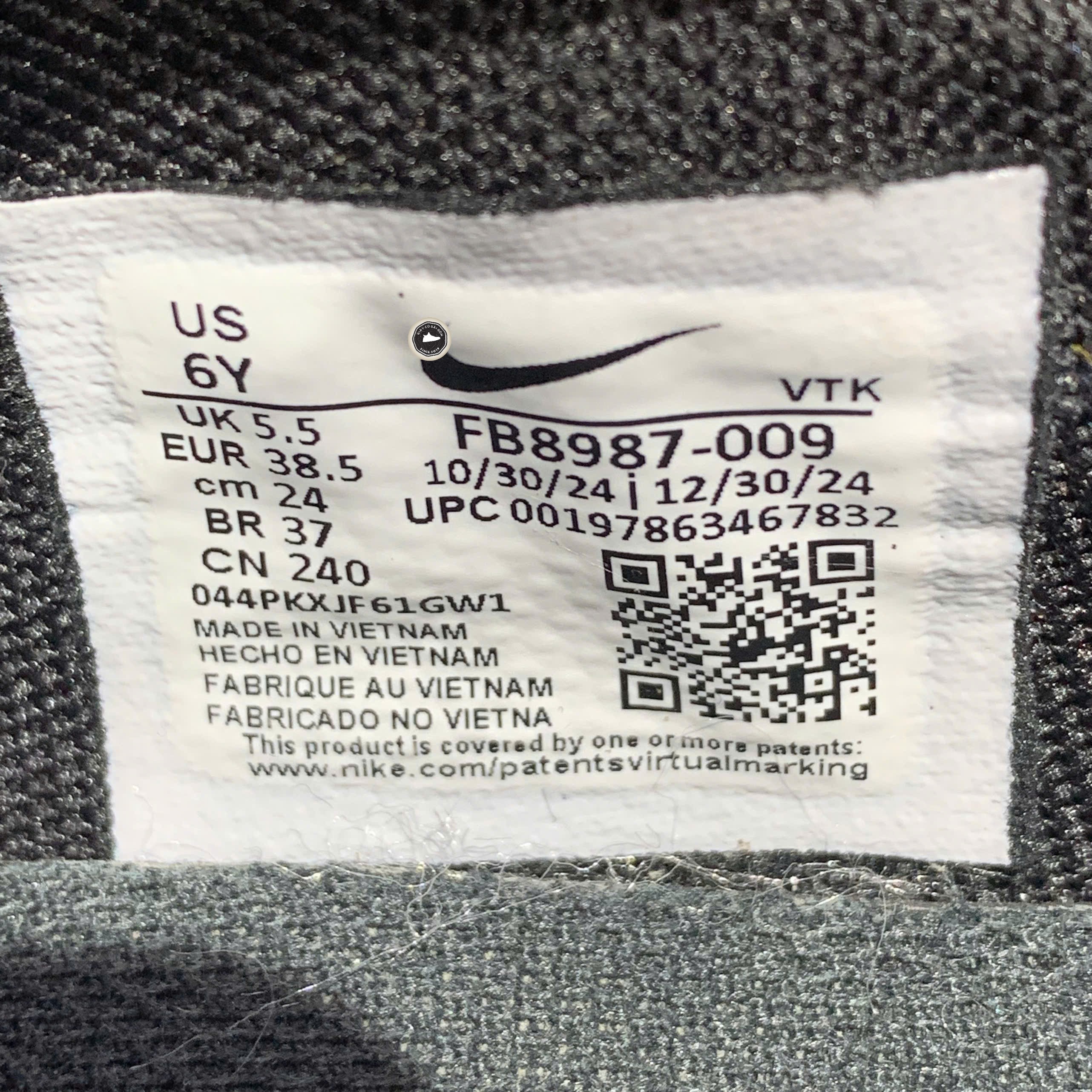 Nike Air Max Dn (GS) - FB8987 009 - Size 38.5 - GIÀY 2HAND CHÍNH HÃNG 23748