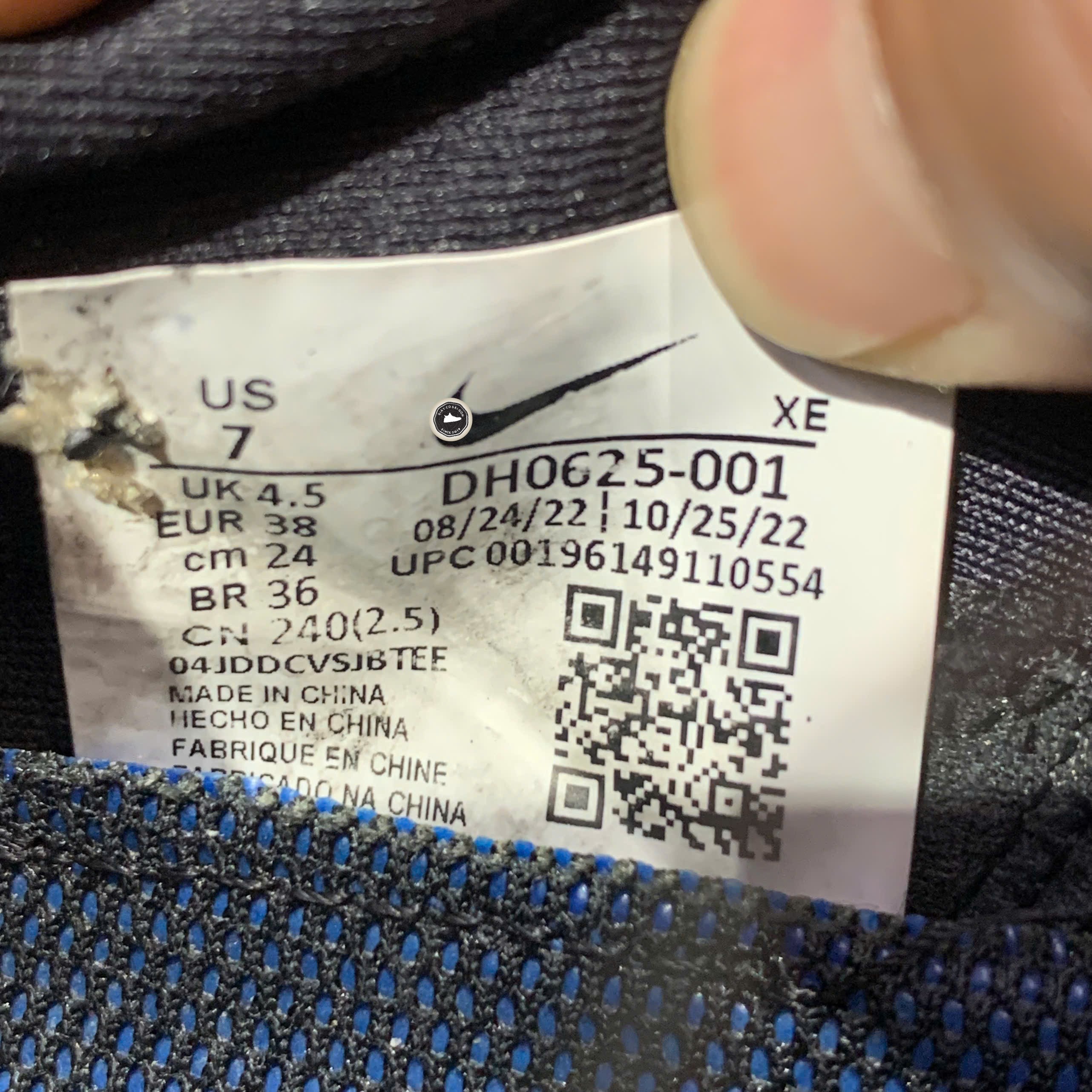 Nike ZoomX Zegama Trail Black White - DH0625 001 - Size 38 - GIÀY 2HAND CHÍNH HÃNG PVN23985