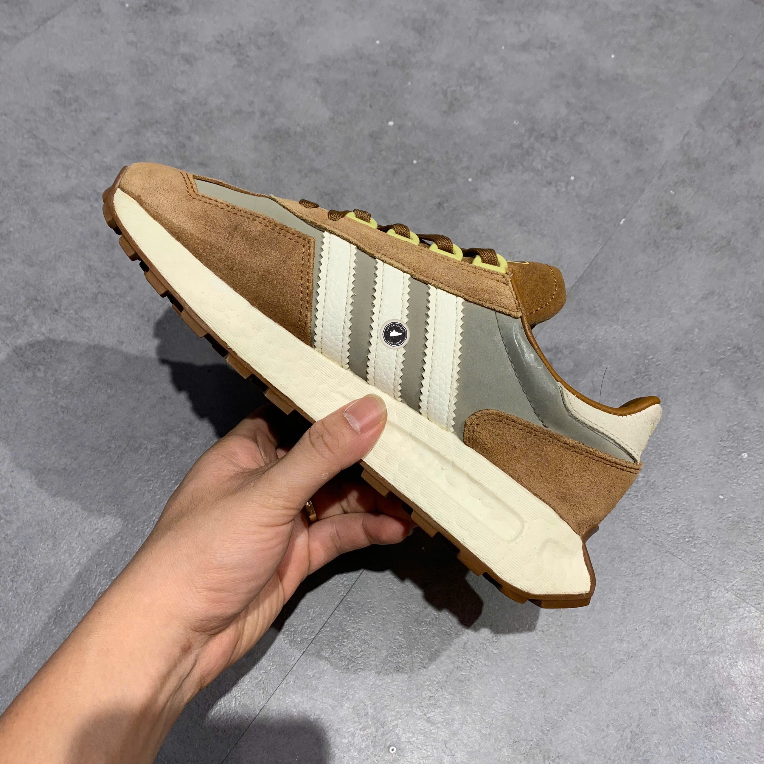 Adidas Forum Low White Focus Olive - GY9921 - Size 38 - GIÀY 2HAND CHÍNH HÃNG PVN23757