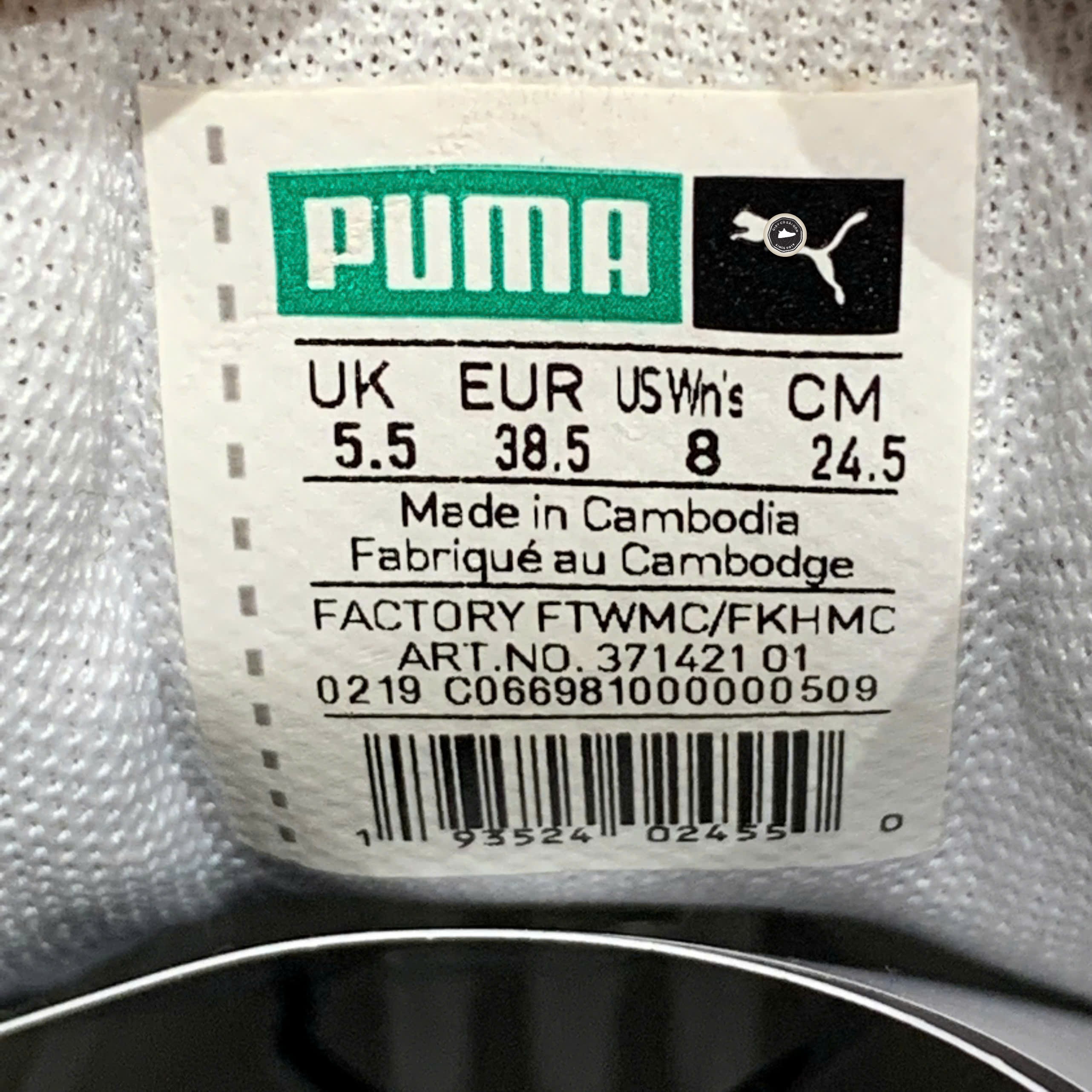 🔥 PUMA CALIFORNIA ‘WHITE’ 371421-01 – SIZE 38.5 – PVN23961 – CHÍNH HÃNG