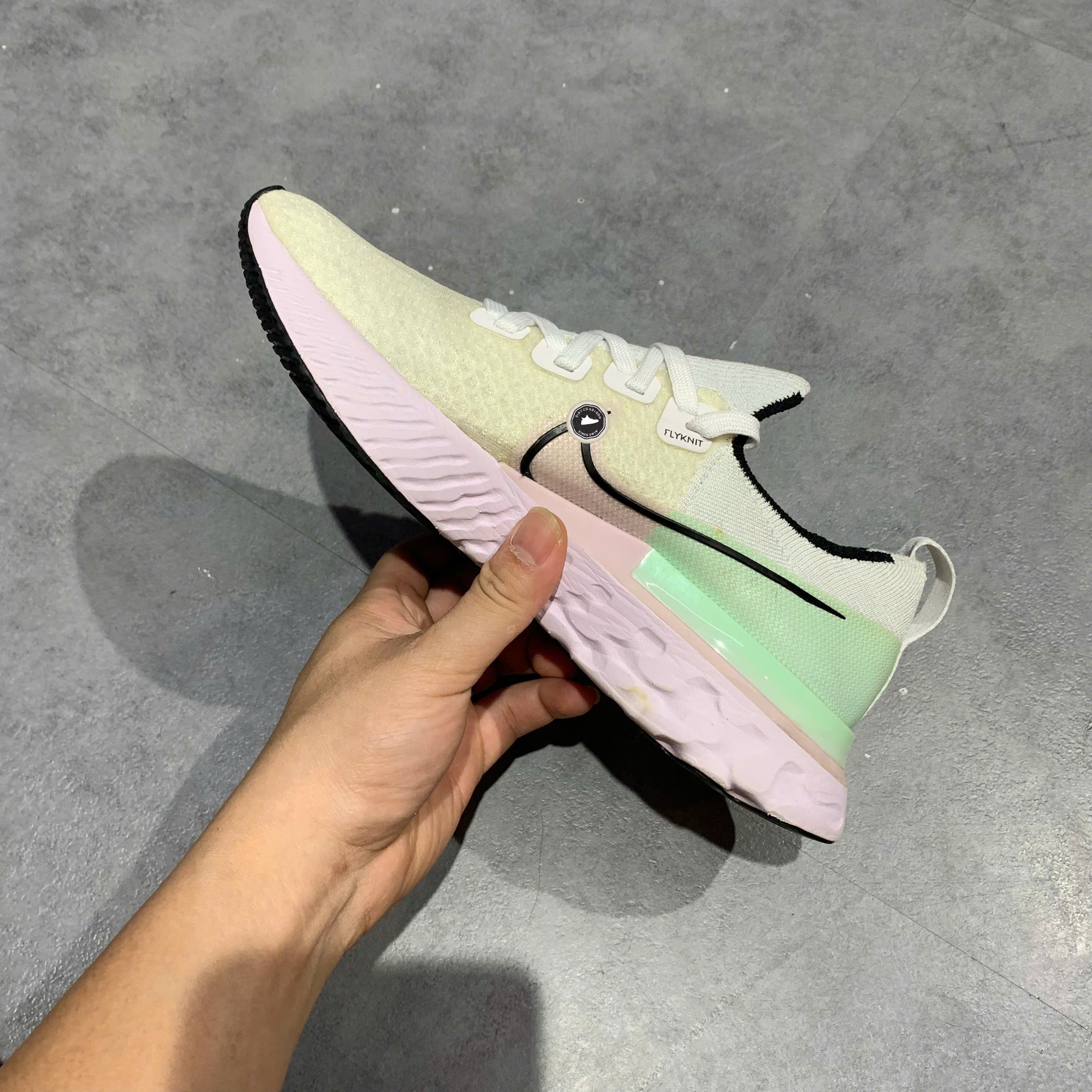 🔥 NIKE REACT INFINITY RUN FLYKNIT “ICED LILAC” – SIZE 38.5 – PVN23781 – CHÍNH HÃNG