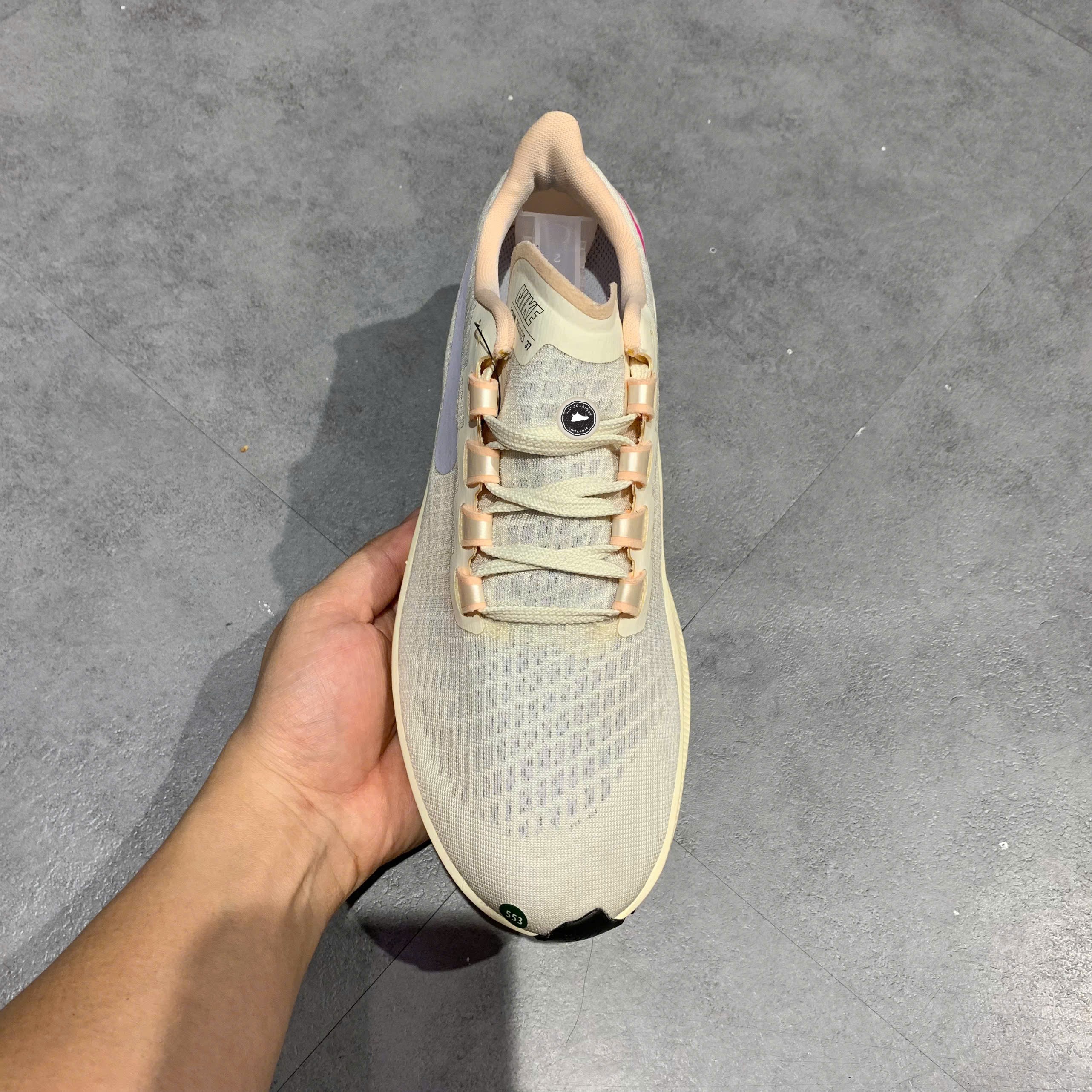 🔥 NIKE AIR ZOOM PEGASUS 37 “PALE IVORY” – SIZE 38.5 – PVN23883 – CHÍNH HÃNG