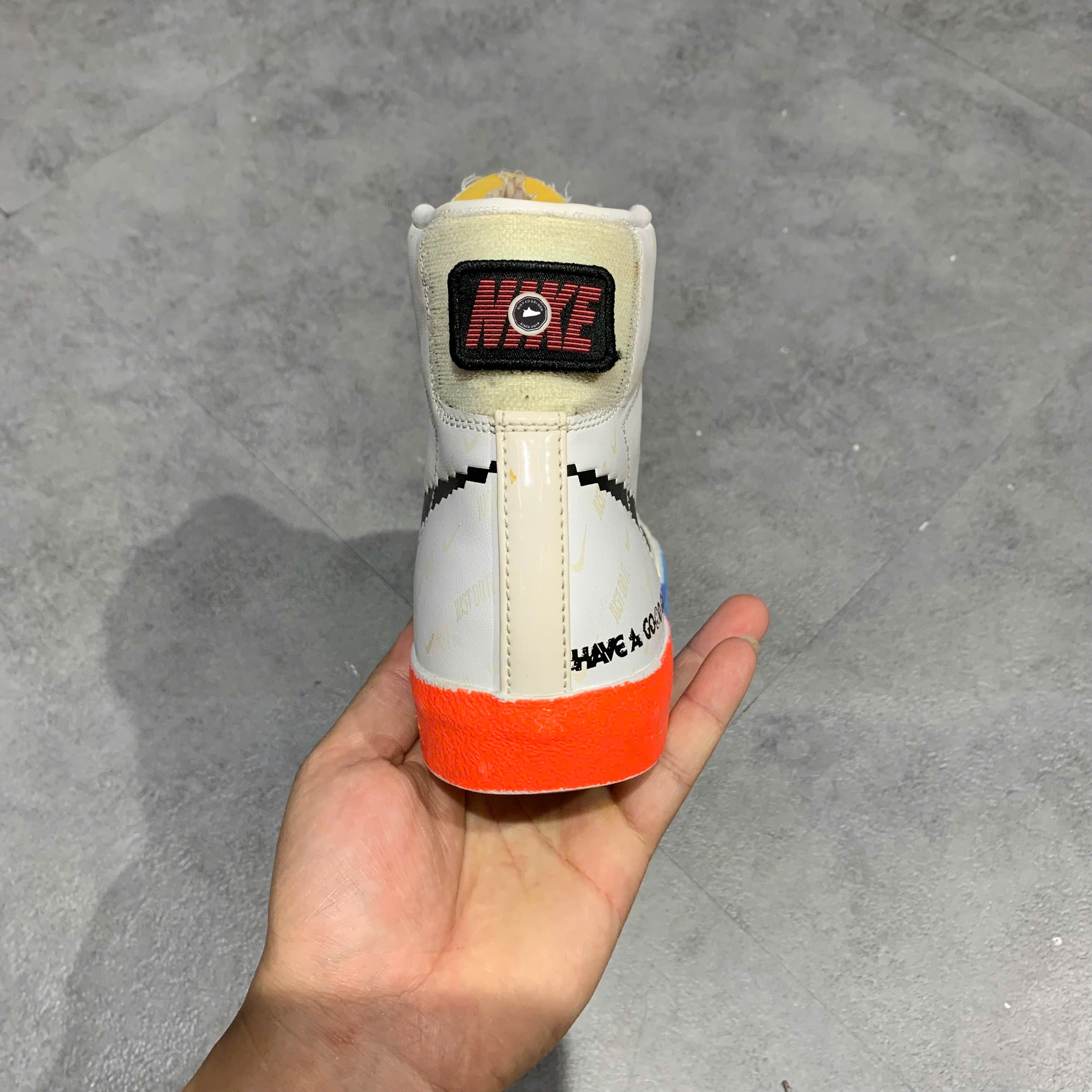 Nike Blazer Mid '77 Vintage Have A Good Game - DC3281 101 - Size 37.5 - GIÀY 2HAND CHÍNH HÃNG 23698