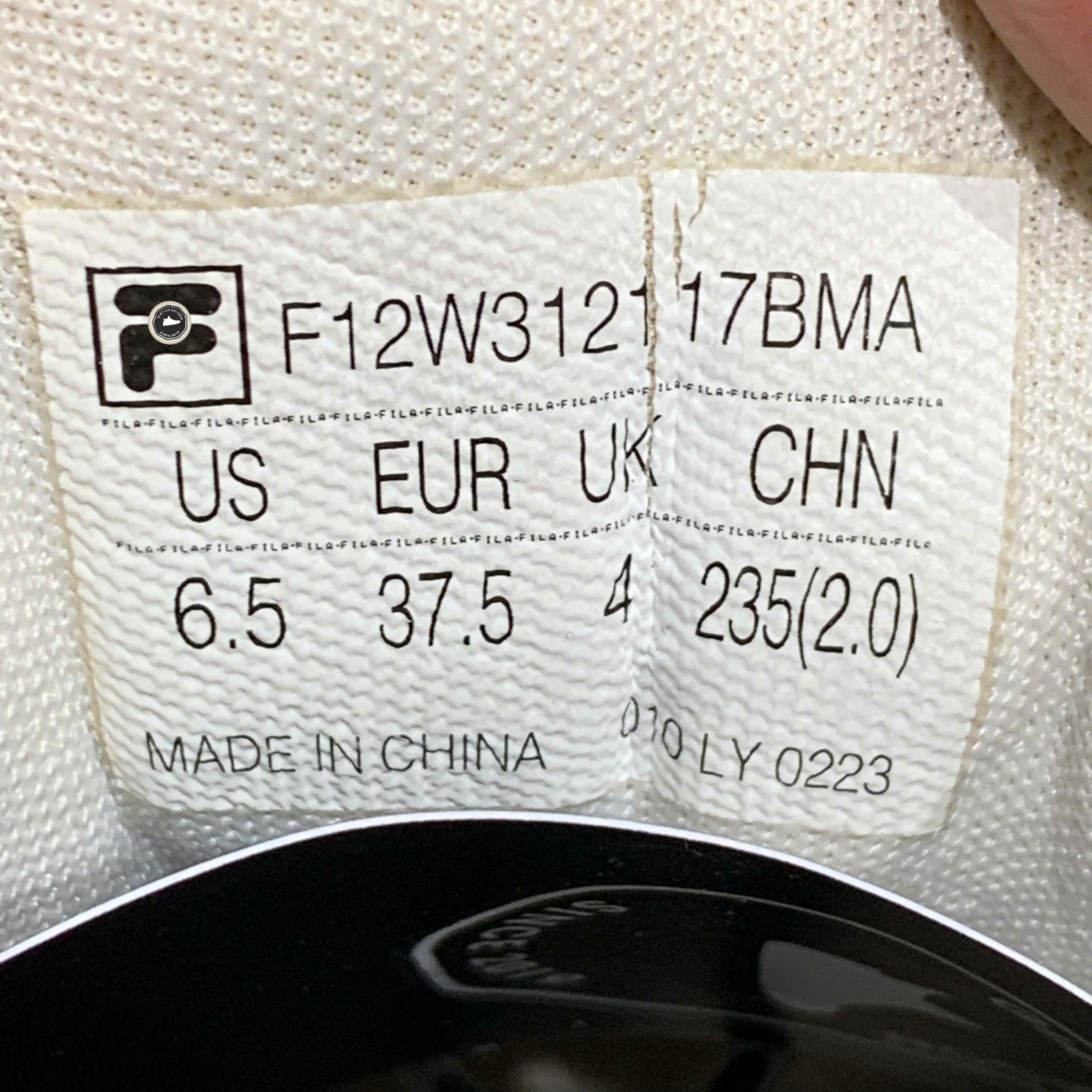 FILA Ray Tracer - F12W312117BMA - Size 37.5 - GIÀY 2HAND CHÍNH HÃNG PVN24002