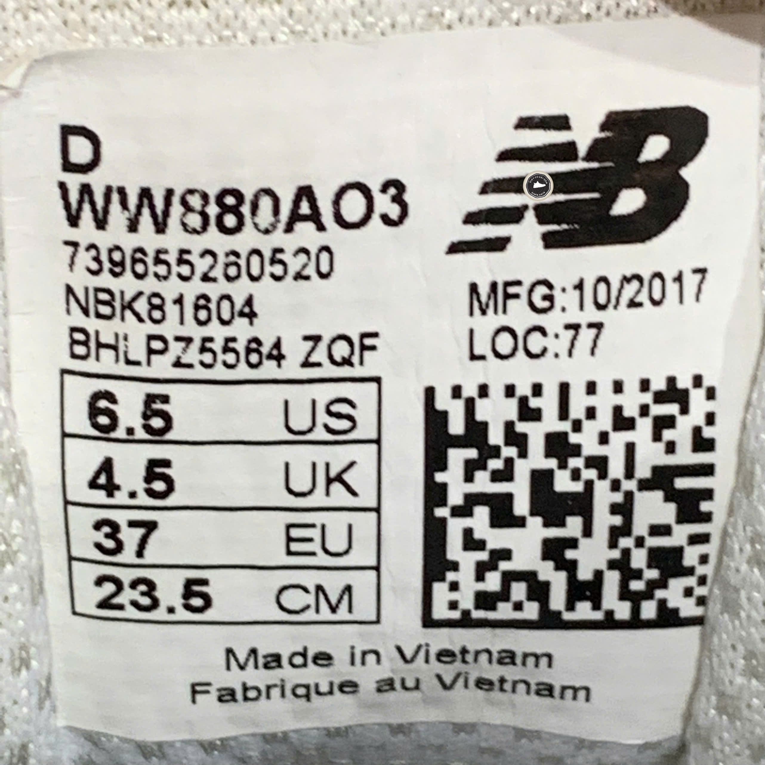 New Balance 880 v3 Walking - WW880A03 - Size 37 - GIÀY 2HAND CHÍNH HÃNG PVN23894