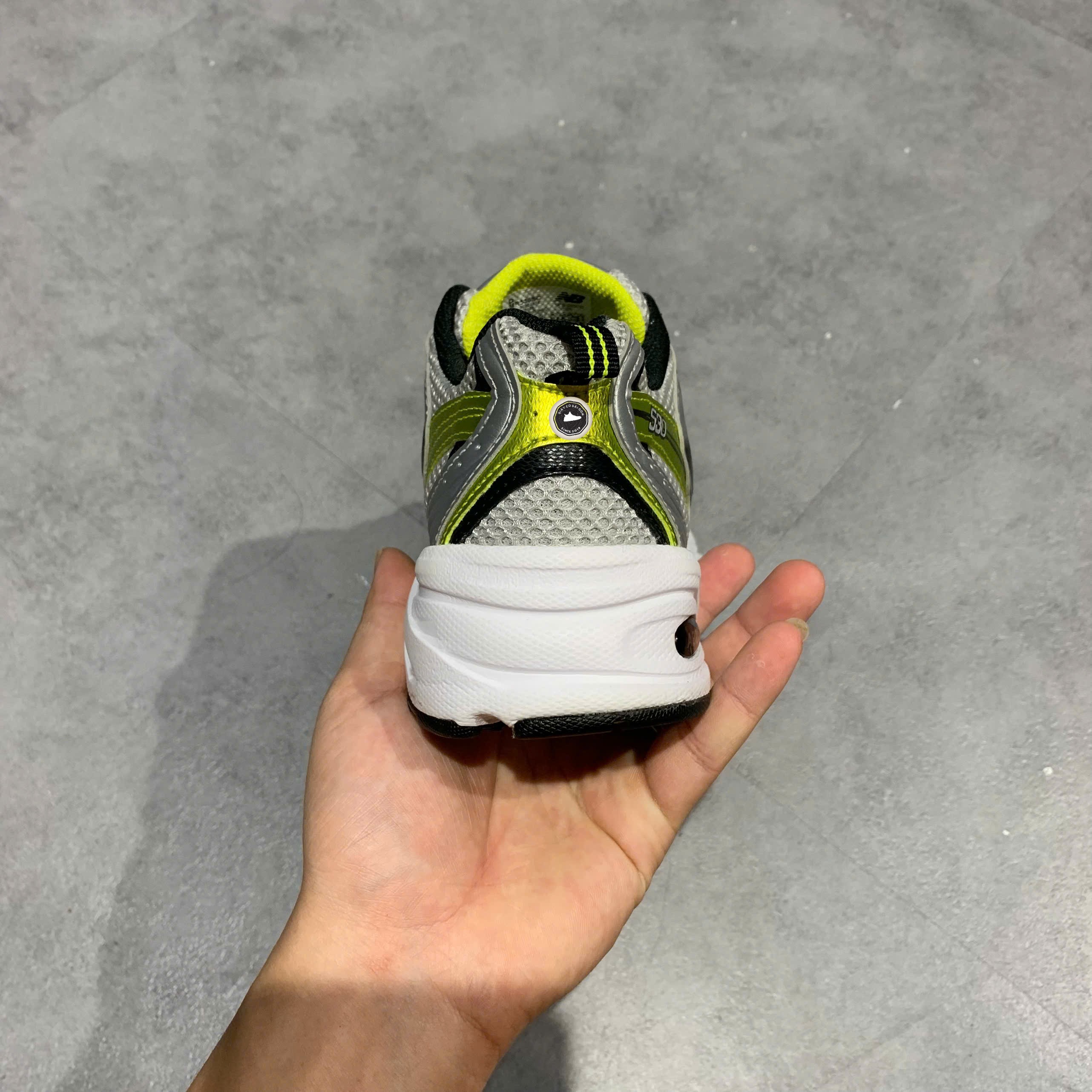 New Balance 530 Silver Yellow - MR530SC - Size 37.5 - GIÀY 2HAND CHÍNH HÃNG PVN23908