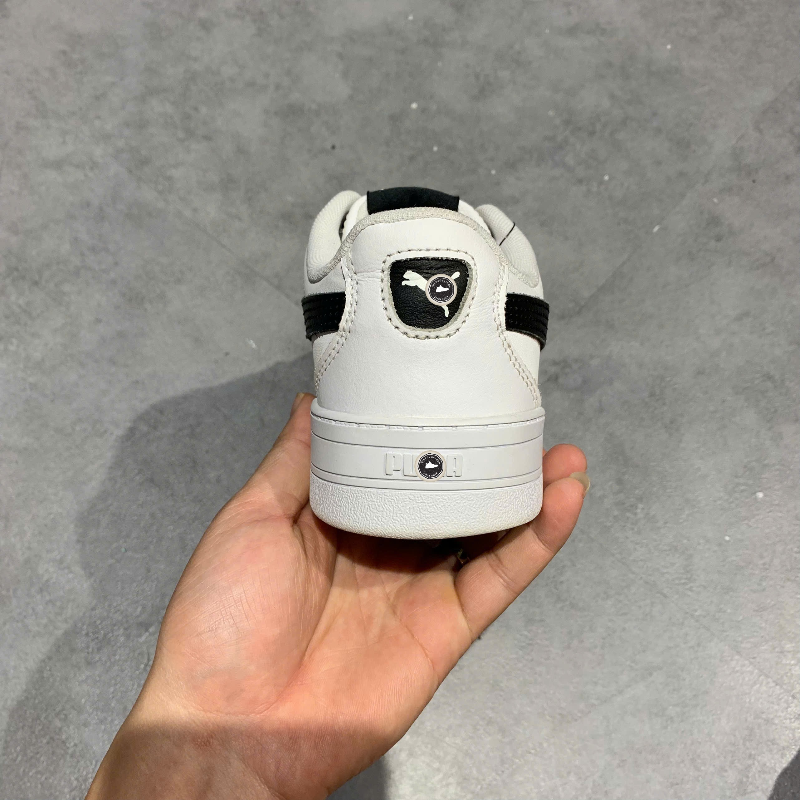 Puma Skye White Black - 374764 02 - Size 37.5 - GIÀY 2HAND CHÍNH HÃNG PVN23801