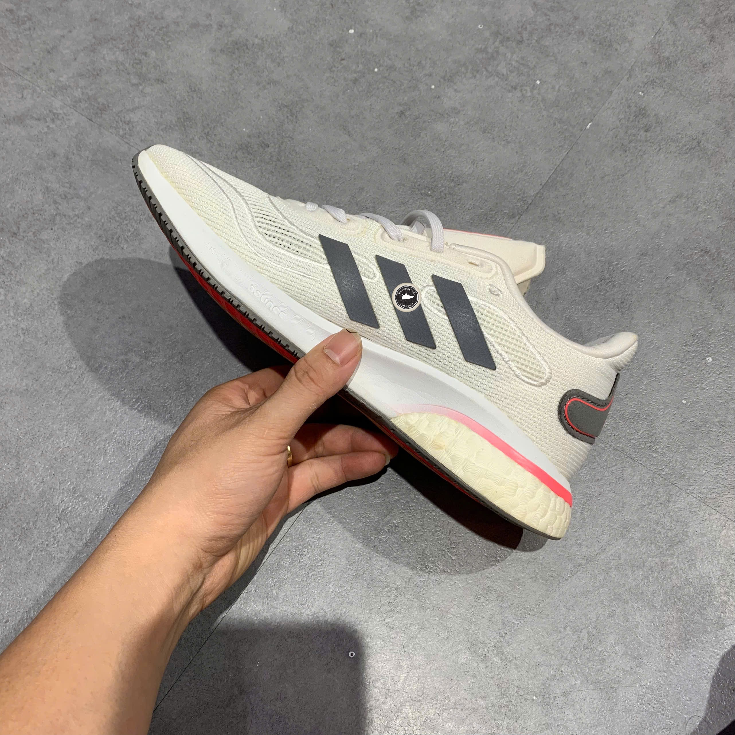 Adidas Supernova White Signal Pink - FV6020 - Size 39 1/3 - GIÀY 2HAND CHÍNH HÃNG 23243