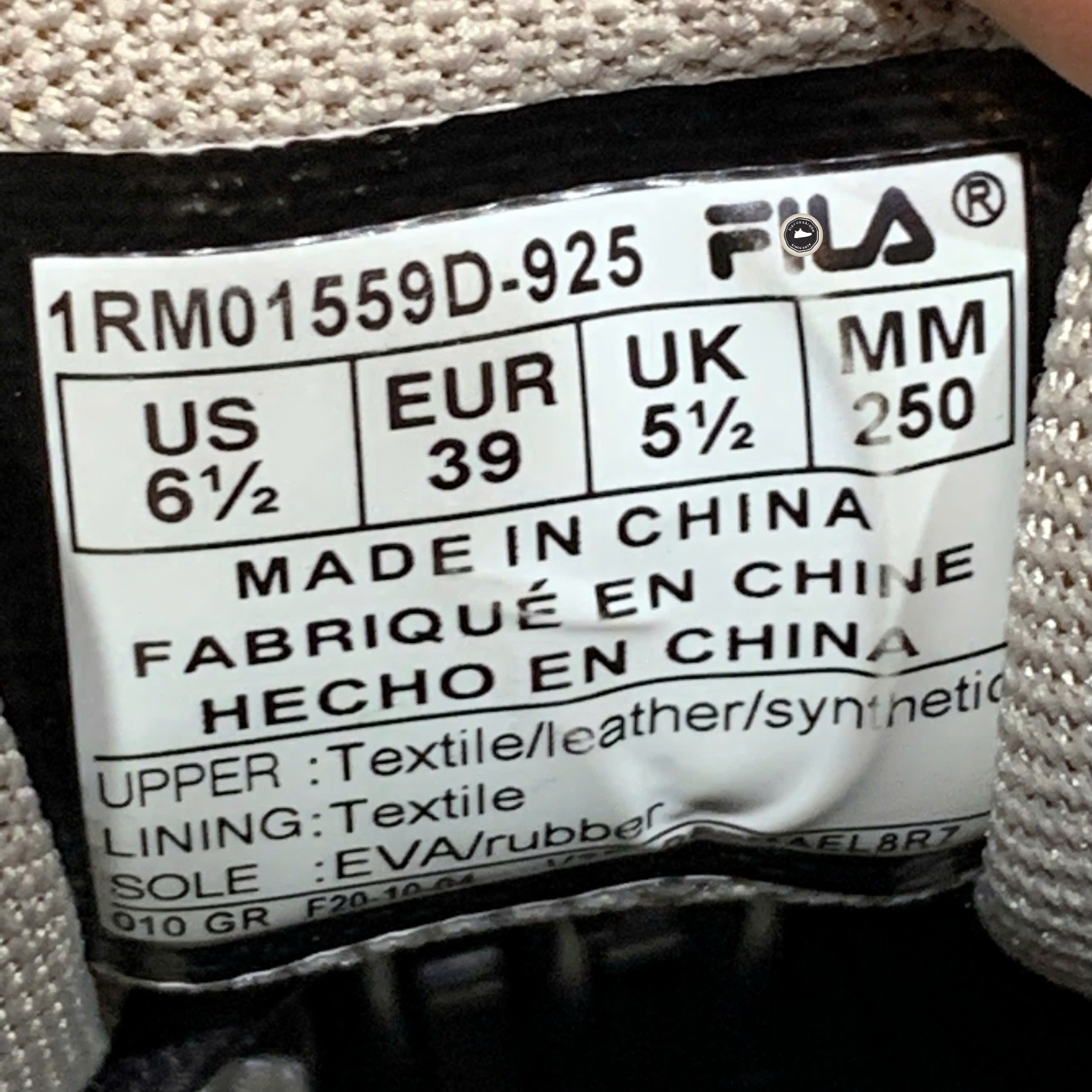 FILA Tena City - 1RM01559D 925 - Size 39 - GIÀY 2HAND CHÍNH HÃNG 22832