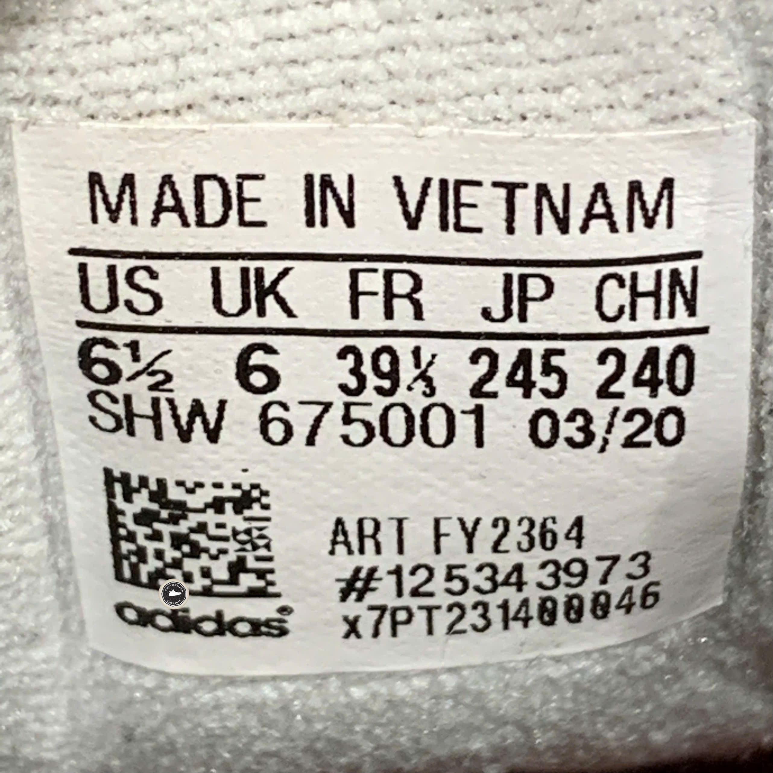 Adidas Supercourt White - FY2364 - Size 39 1/3 - GIÀY 2HAND CHÍNH HÃNG 22357