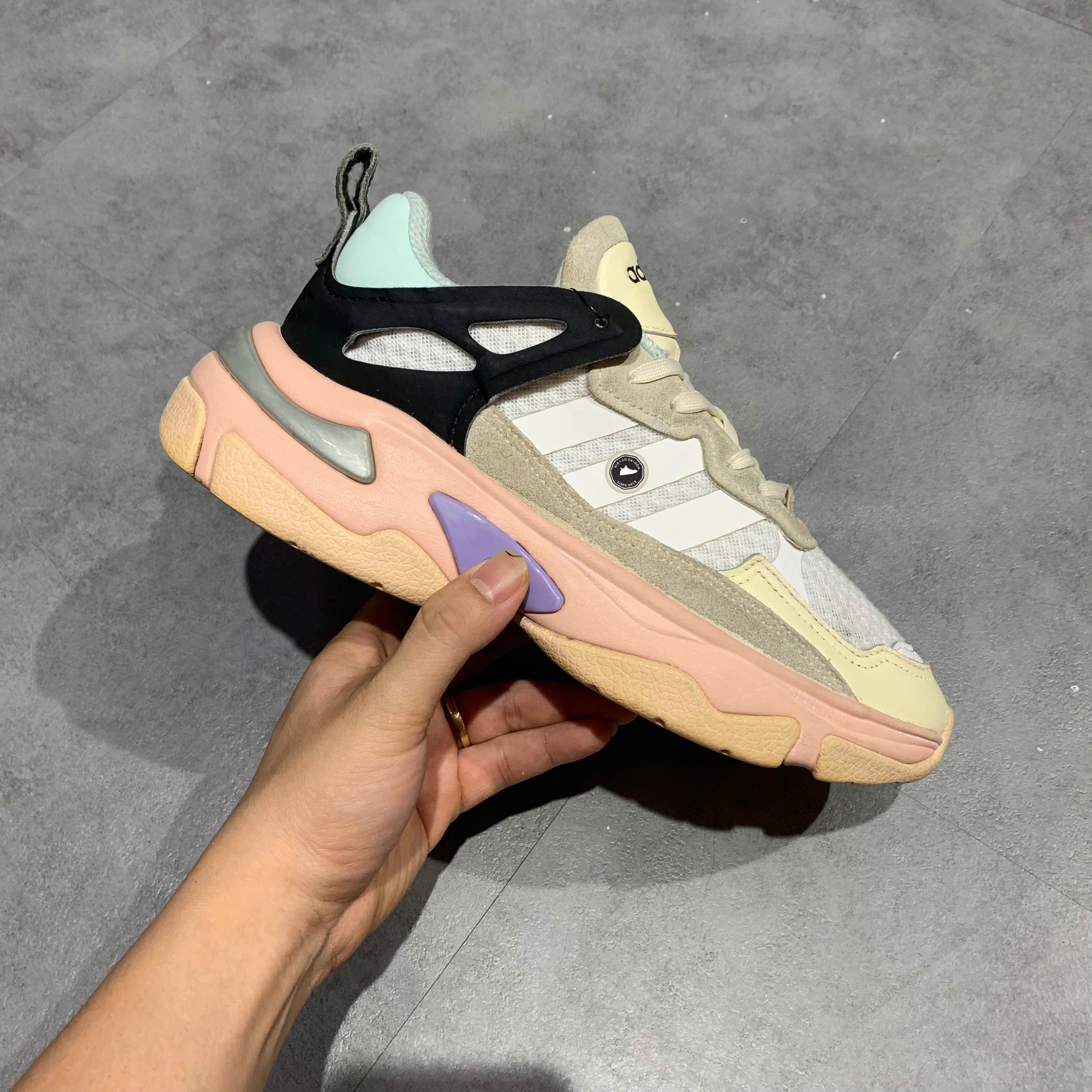 Adidas Boujirun White Beige - GY5024 - Size 39 1/3 - GIÀY 2HAND CHÍNH HÃNG 23947