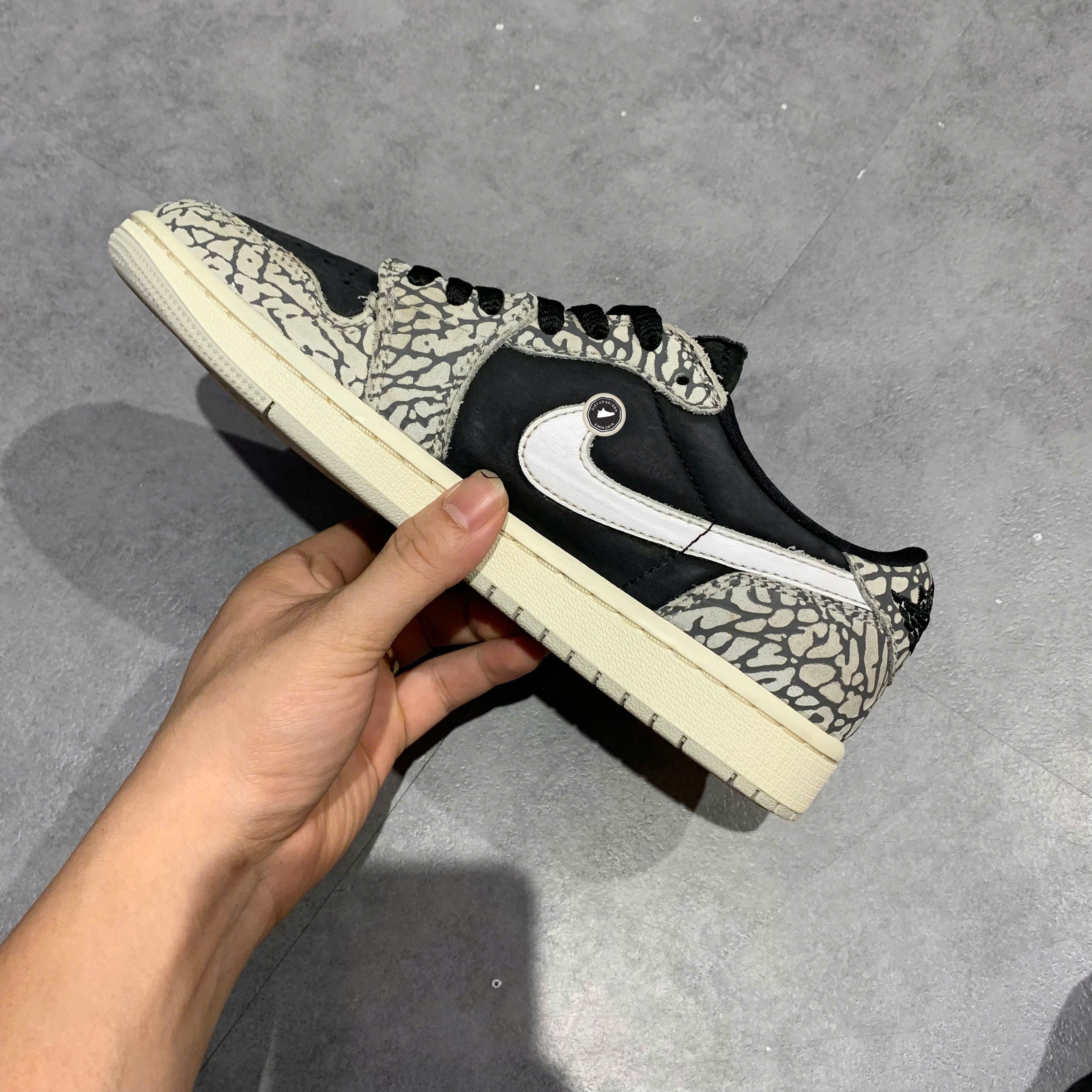 Air Jordan 1 Retro Low OG Black Cement - CZ0790 001 - Size 39 - GIÀY 2HAND CHÍNH HÃNG 23875