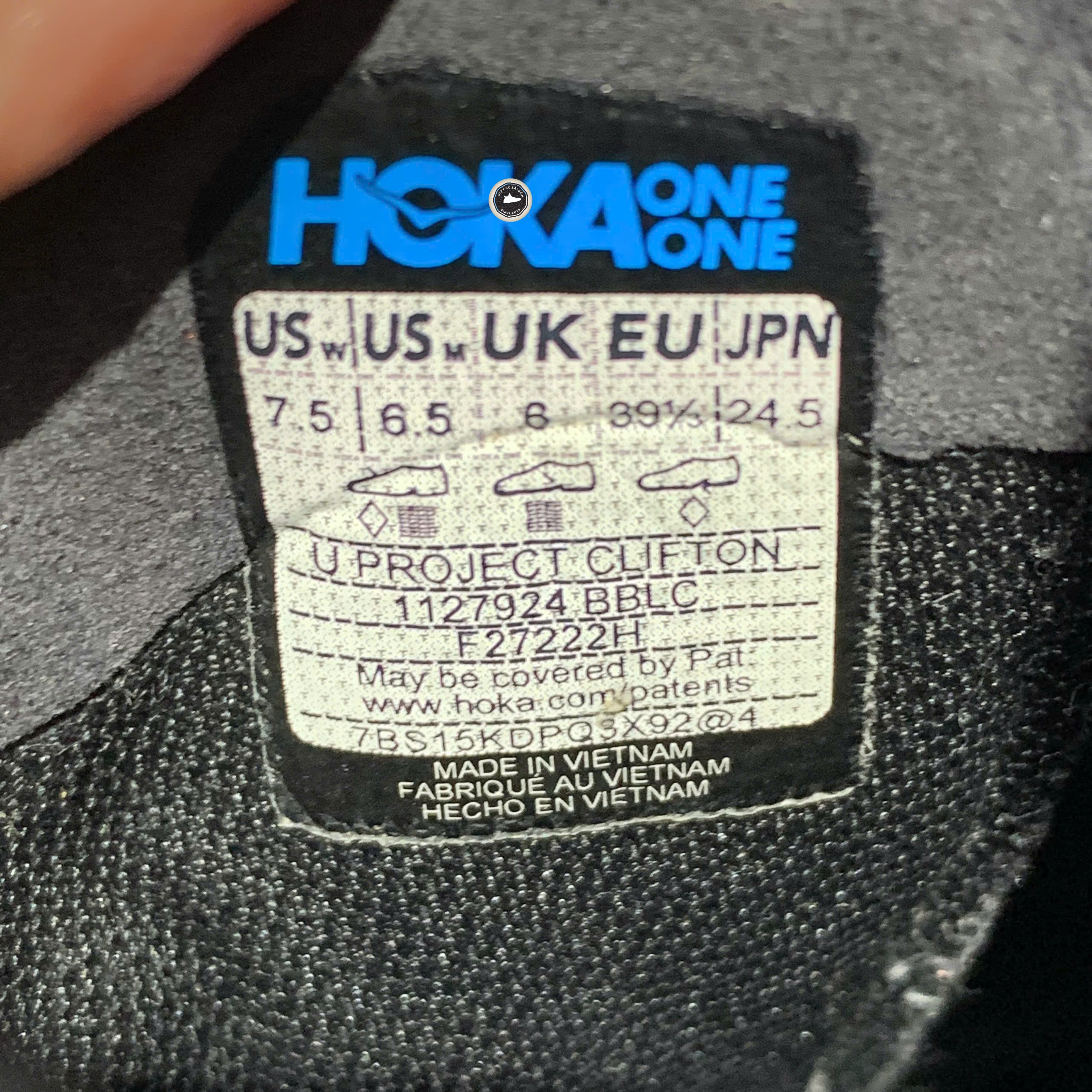 🔥 HOKA ONE ONE CLIFTON 9 – SIZE 39 1/3 – PVN23911 – CHÍNH HÃNG