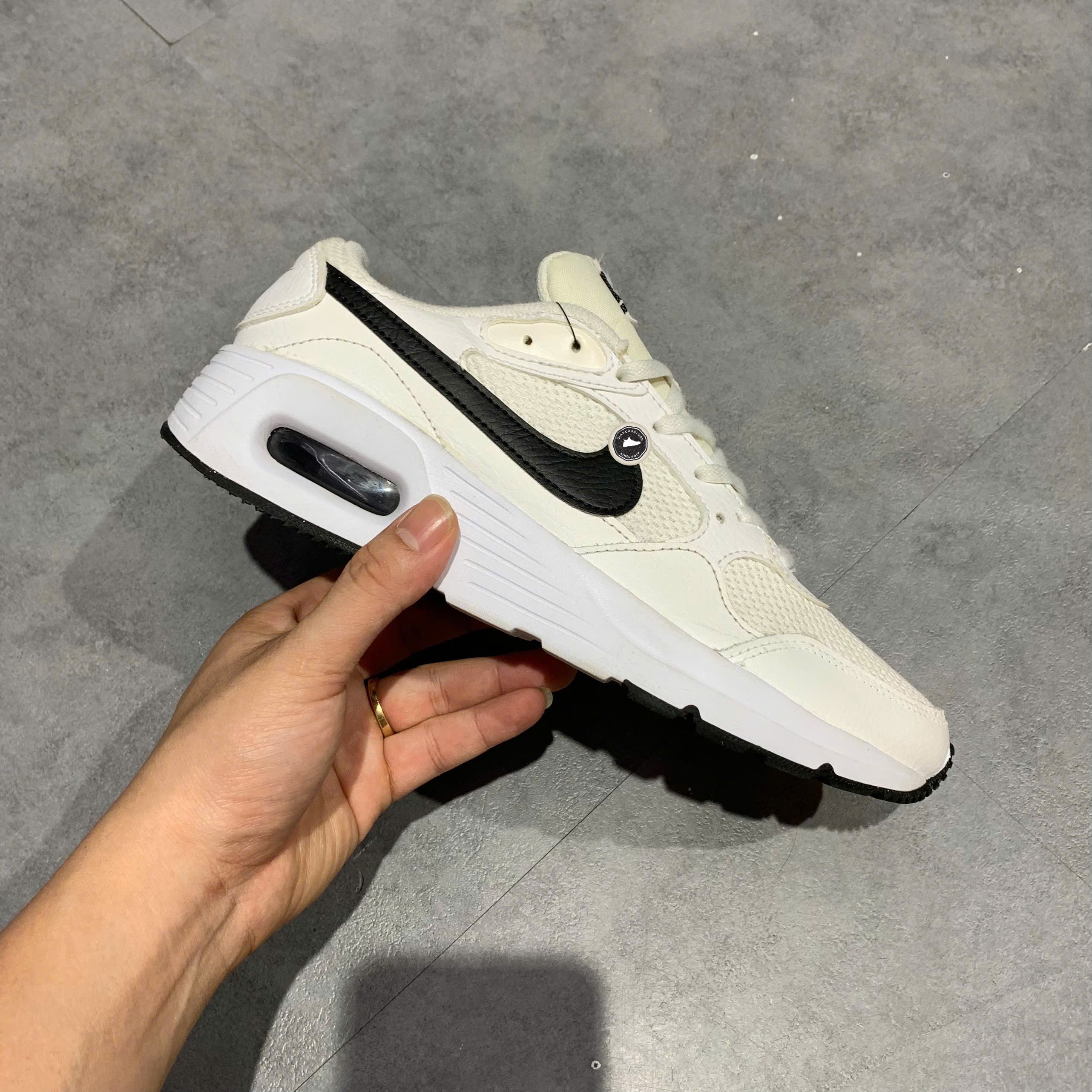 Nike Air Max SC White Black - CZ5358 102 - Size 39 - GIÀY 2HAND CHÍNH HÃNG 23314