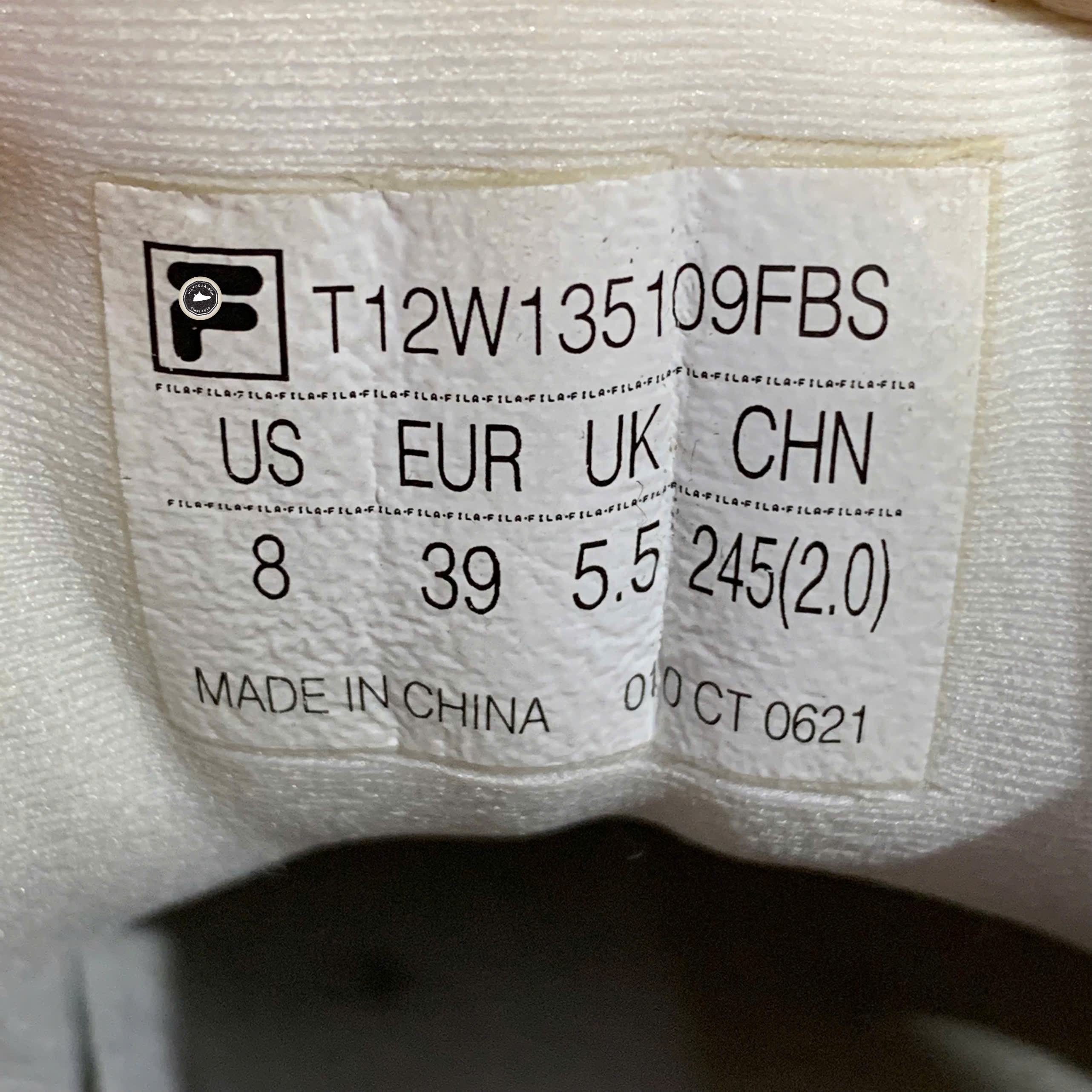 Fila Fusion Casper - T12W135109FBS - Size 39 - GIÀY 2HAND CHÍNH HÃNG 24003