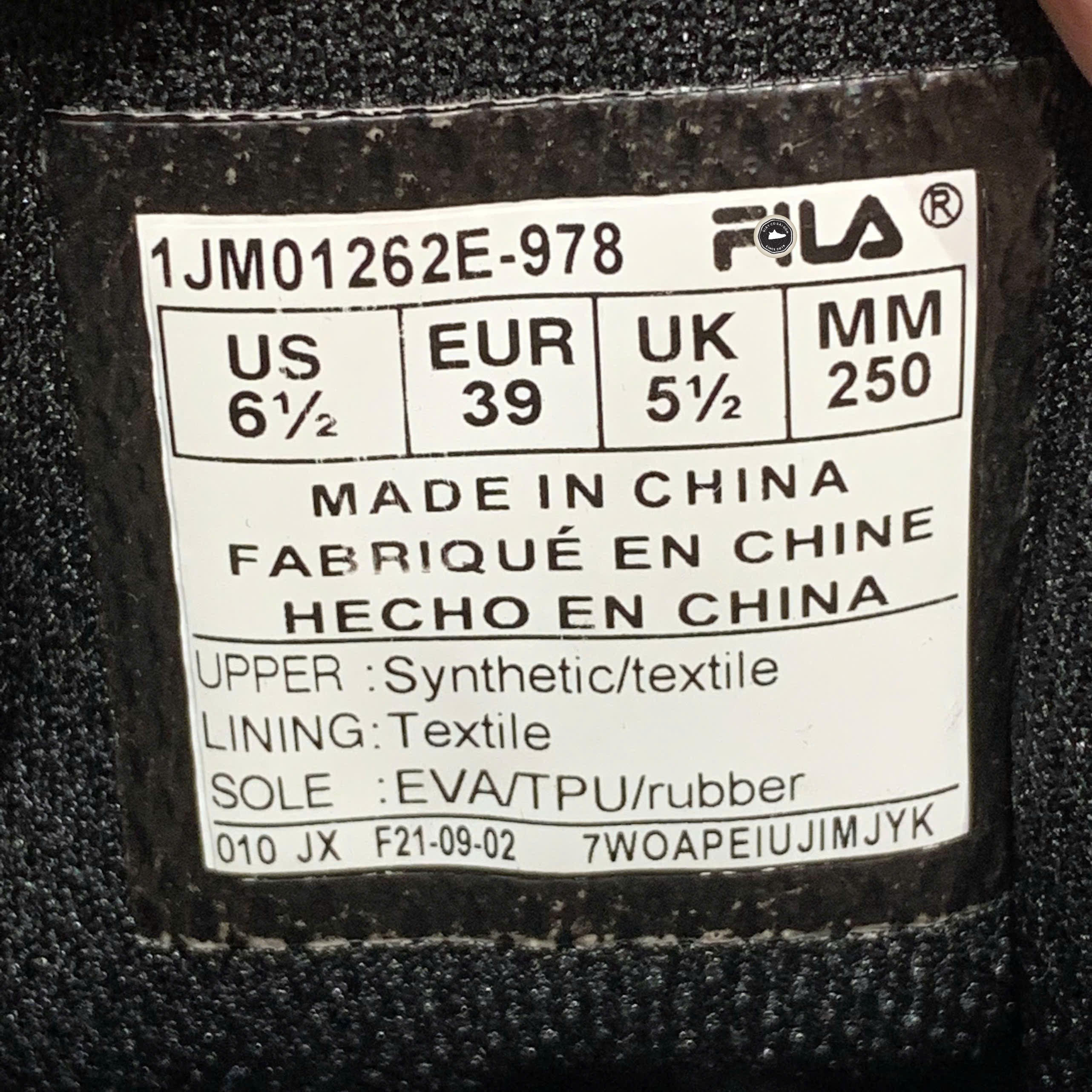 Fila Ray Tracer - 1JM01262E 978 - Size 39 - GIÀY 2HAND CHÍNH HÃNG 23752