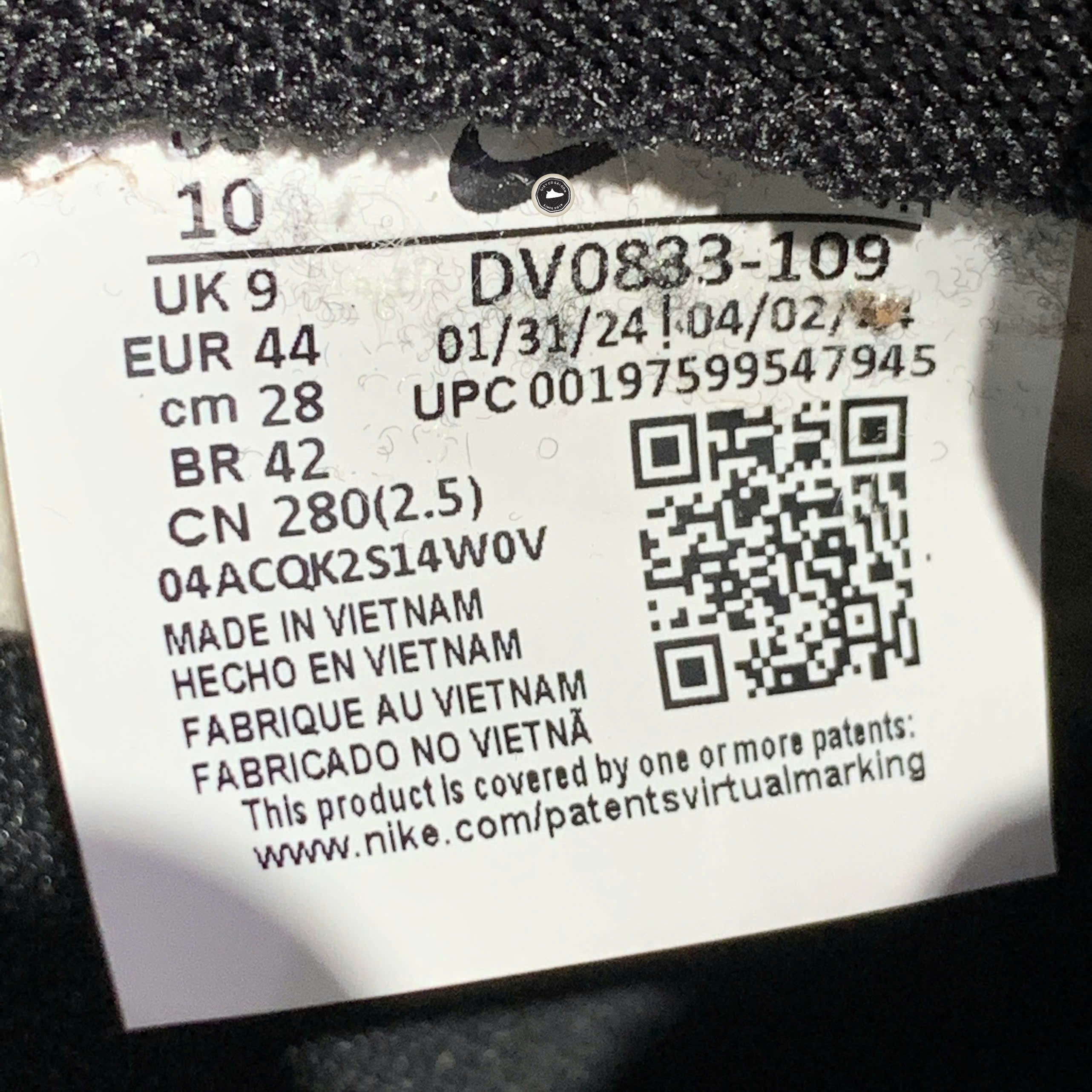 Nike Dunk Low Retro Dusty Cactus - DV0833 109 - Size 44 - GIÀY 2HAND CHÍNH HÃNG PVN24027