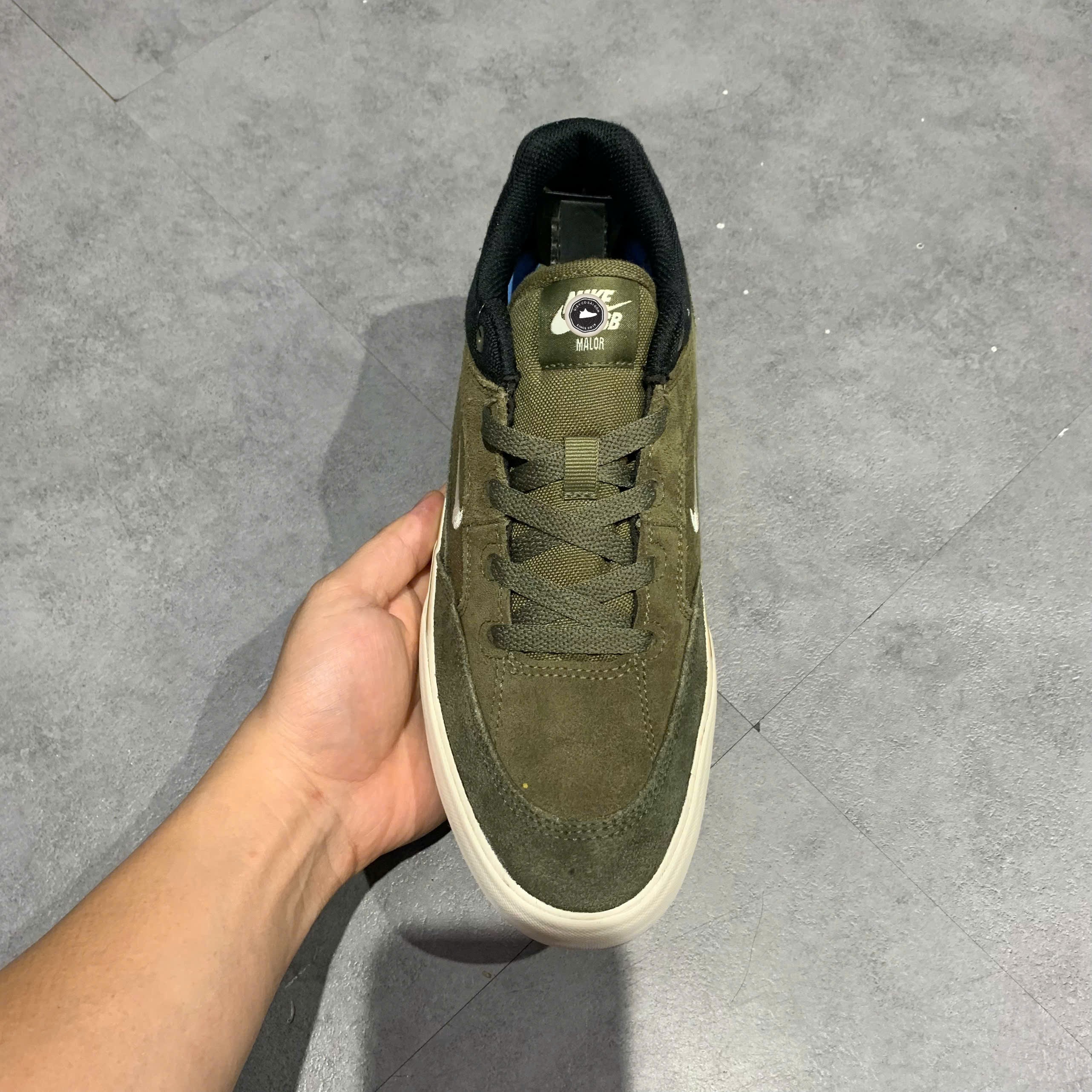 Nike SB Malor 'Medium Olive' - FV6064 200 - Size 41 - GIÀY 2HAND CHÍNH HÃNG PVN24090