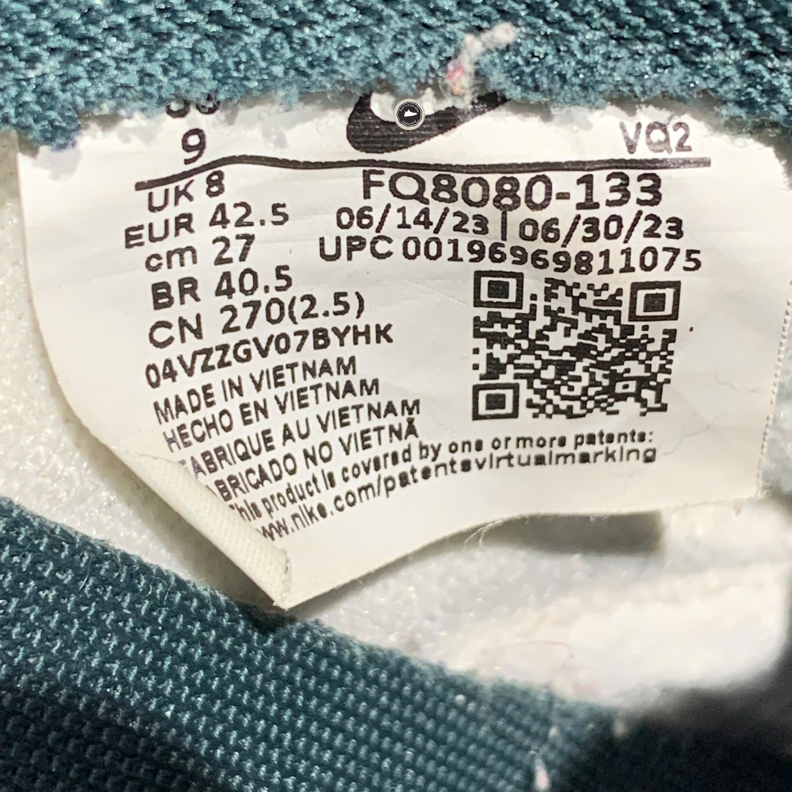 Nike Dunk Low 'Athletic Department - Deep Jungle' - FQ8080 133 - Size 42.5 - GIÀY 2HAND CHÍNH HÃNG PVN24087