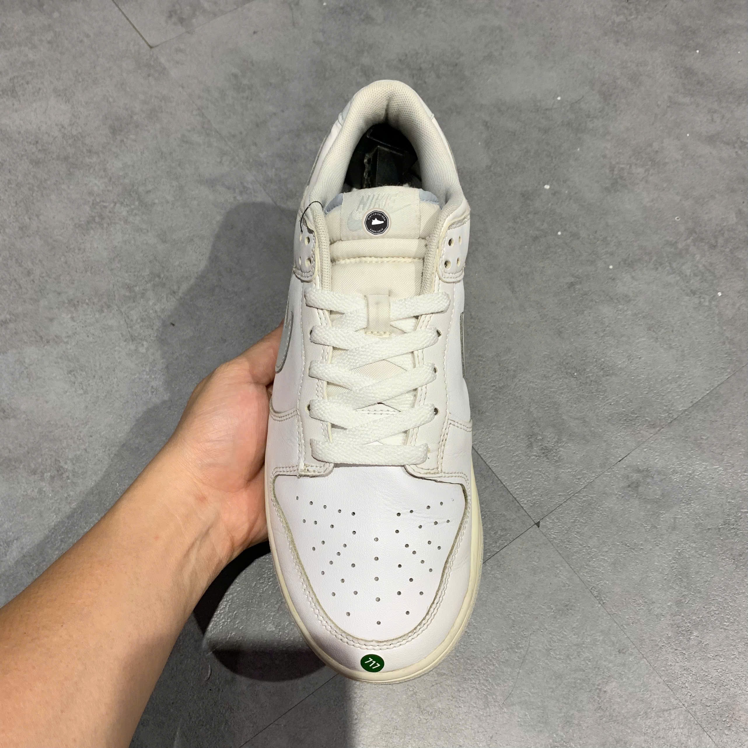 Nike Dunk Low Retro 'White Pure Platinum' - DV0831 101 - Size 42.5 - GIÀY 2HAND CHÍNH HÃNG PVN24095