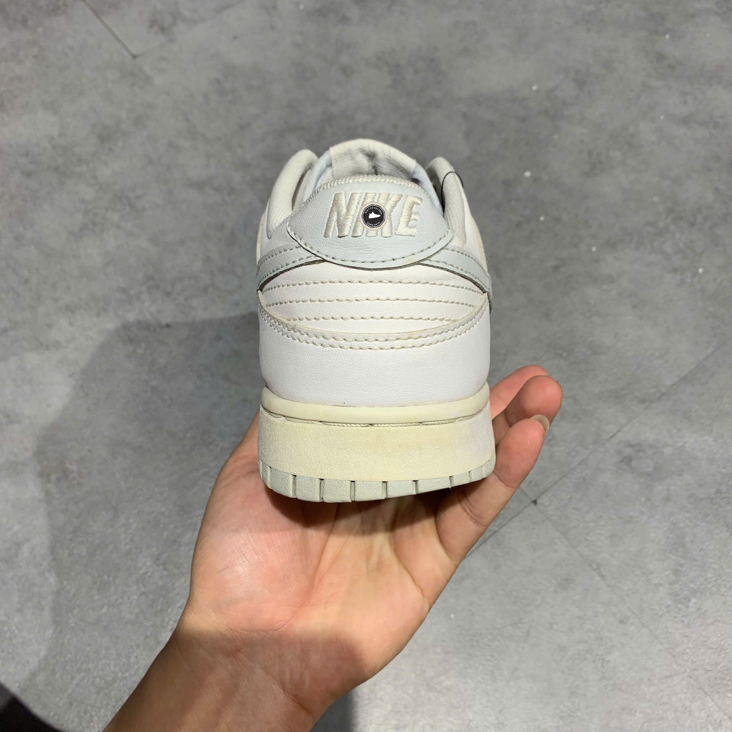 Nike Dunk Low Retro 'White Pure Platinum' - DV0831 101 - Size 42.5 - GIÀY 2HAND CHÍNH HÃNG PVN24095