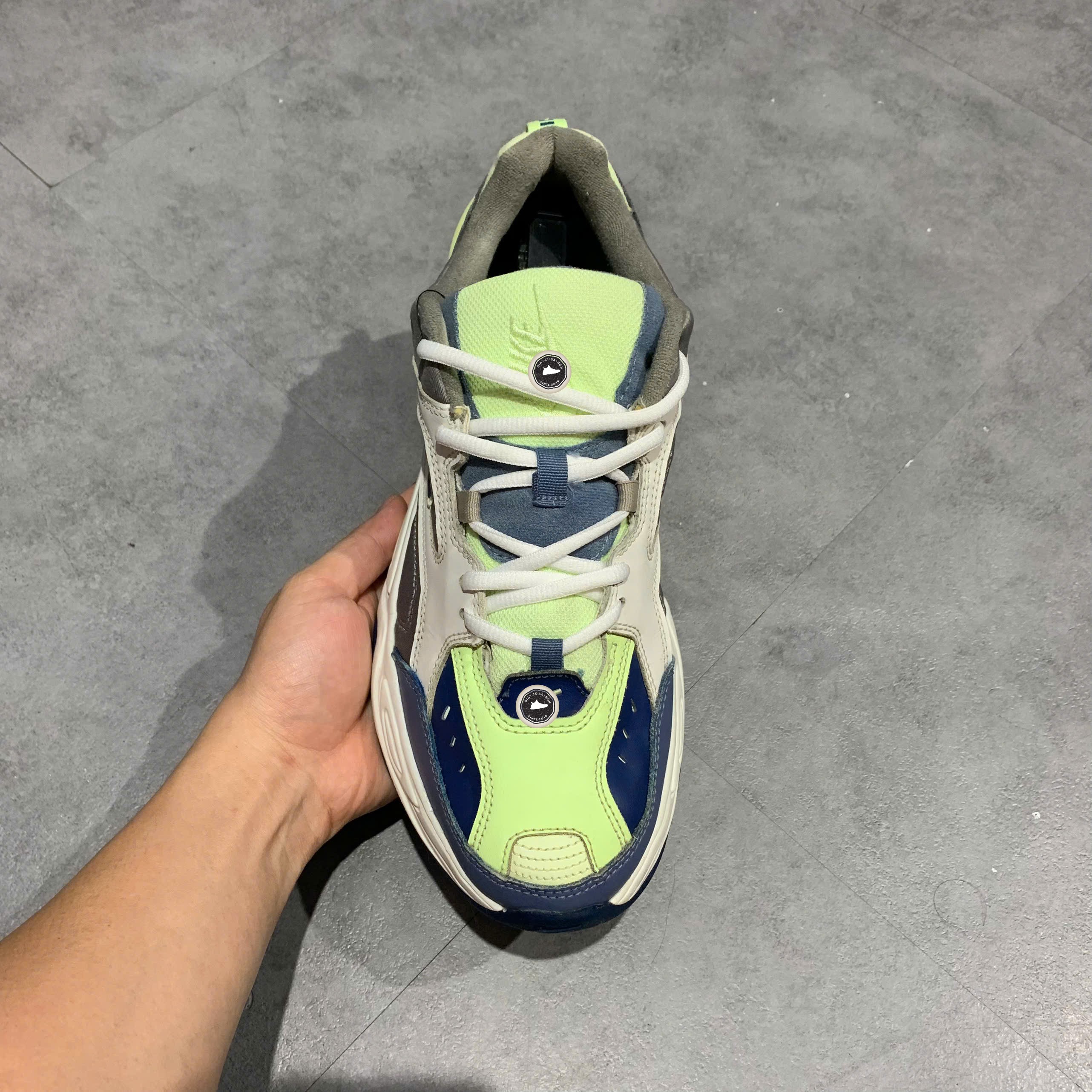 Nike M2K Tekno White Coastal Blue - AV4789 106 - Size 43 - GIÀY 2HAND CHÍNH HÃNG PVN24070